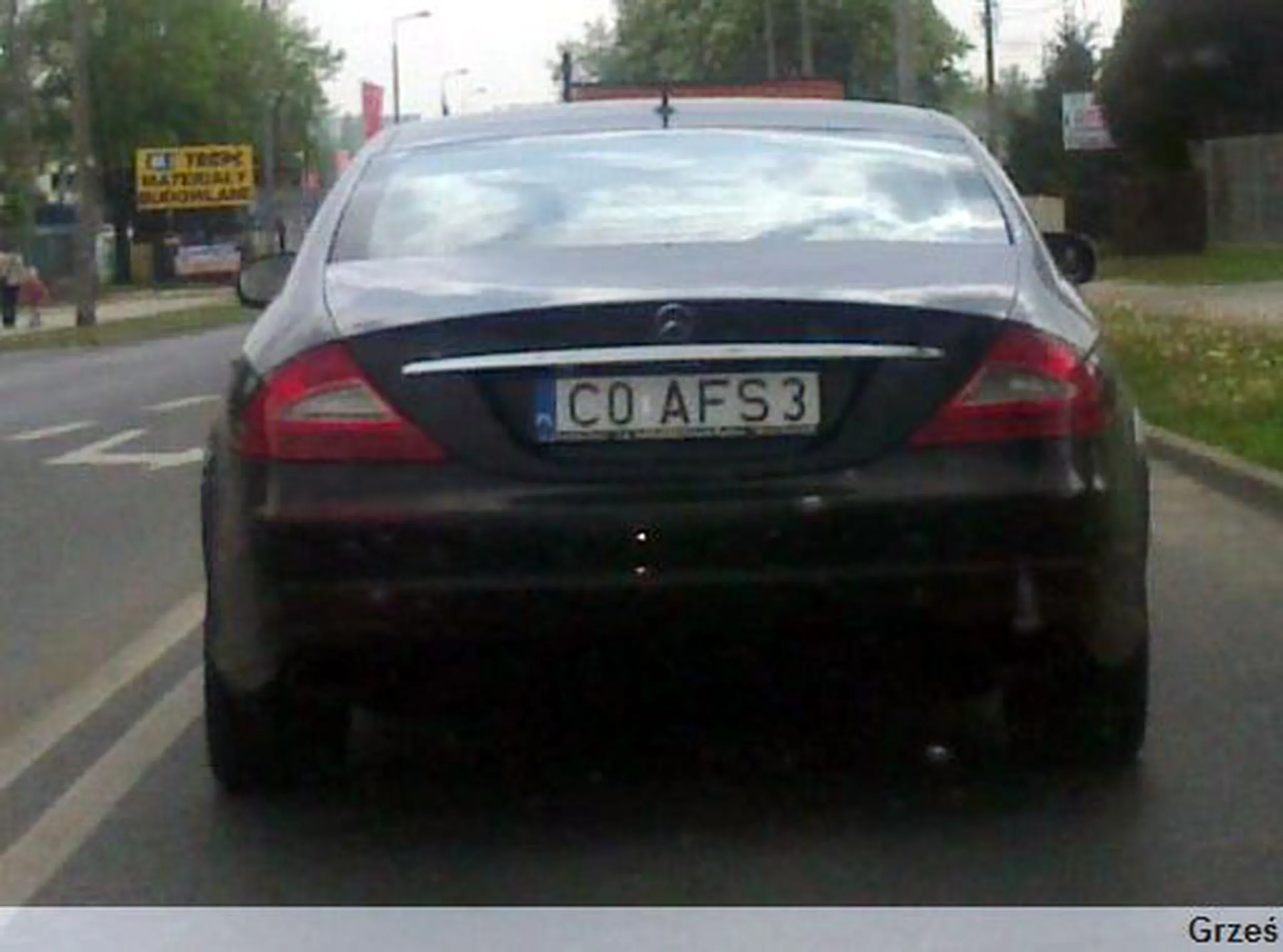 Fajny numer, blacha C0 AFS3