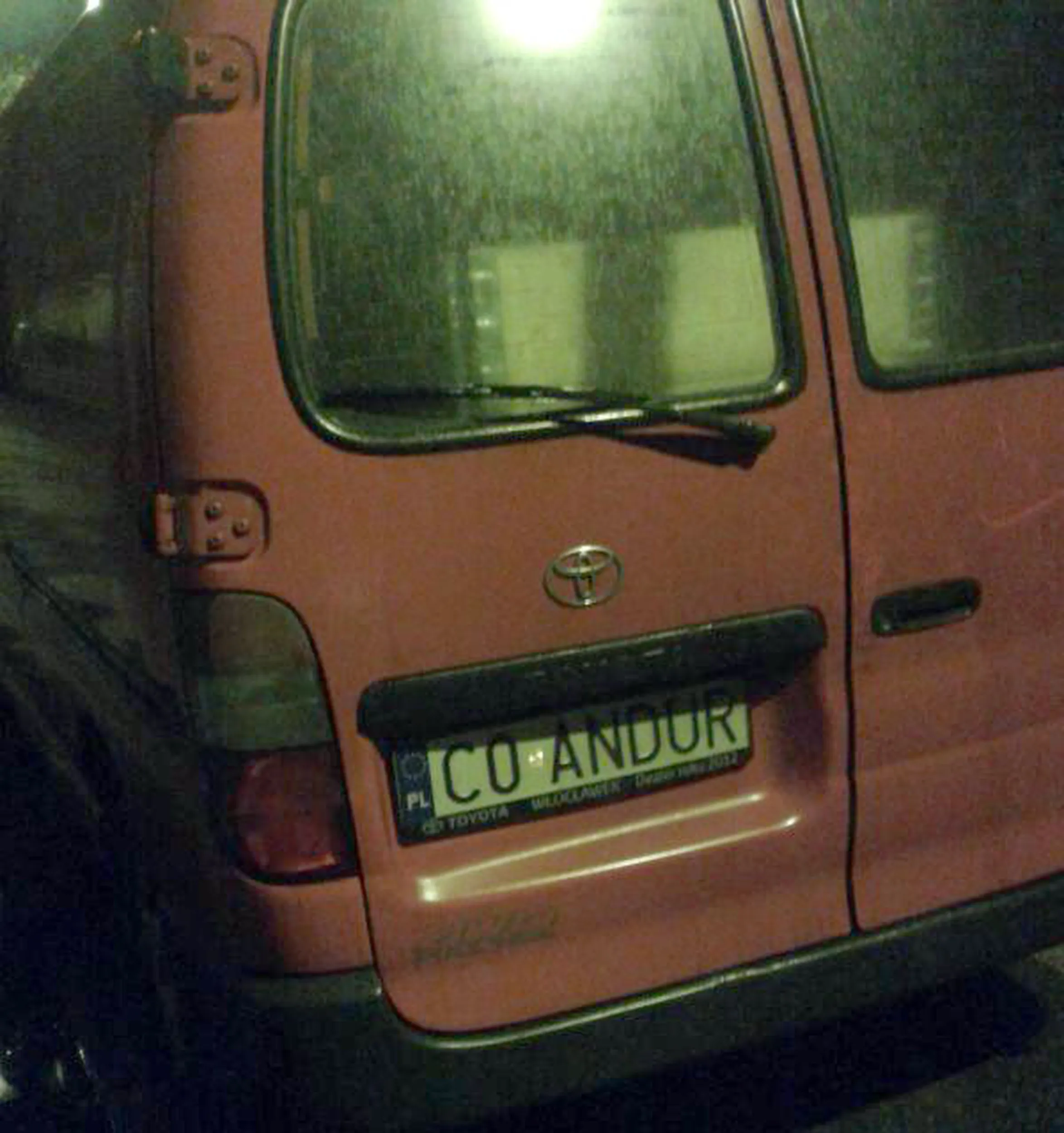 Fajny numer, blacha C0 ANDUR