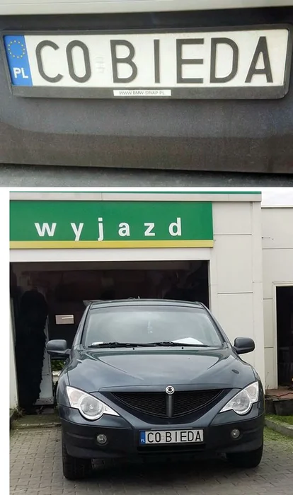 Fajny numer, blacha C0 BIEDA