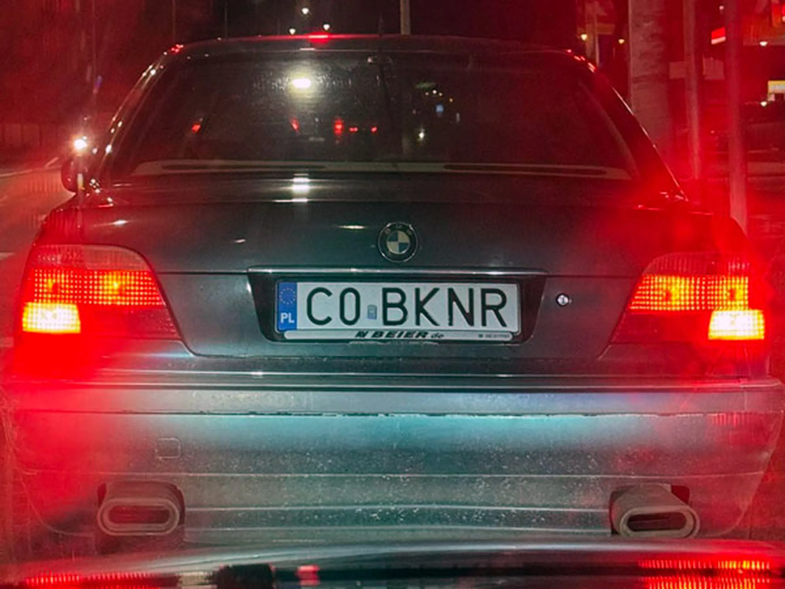 Fajny numer, blacha C0 BKNR