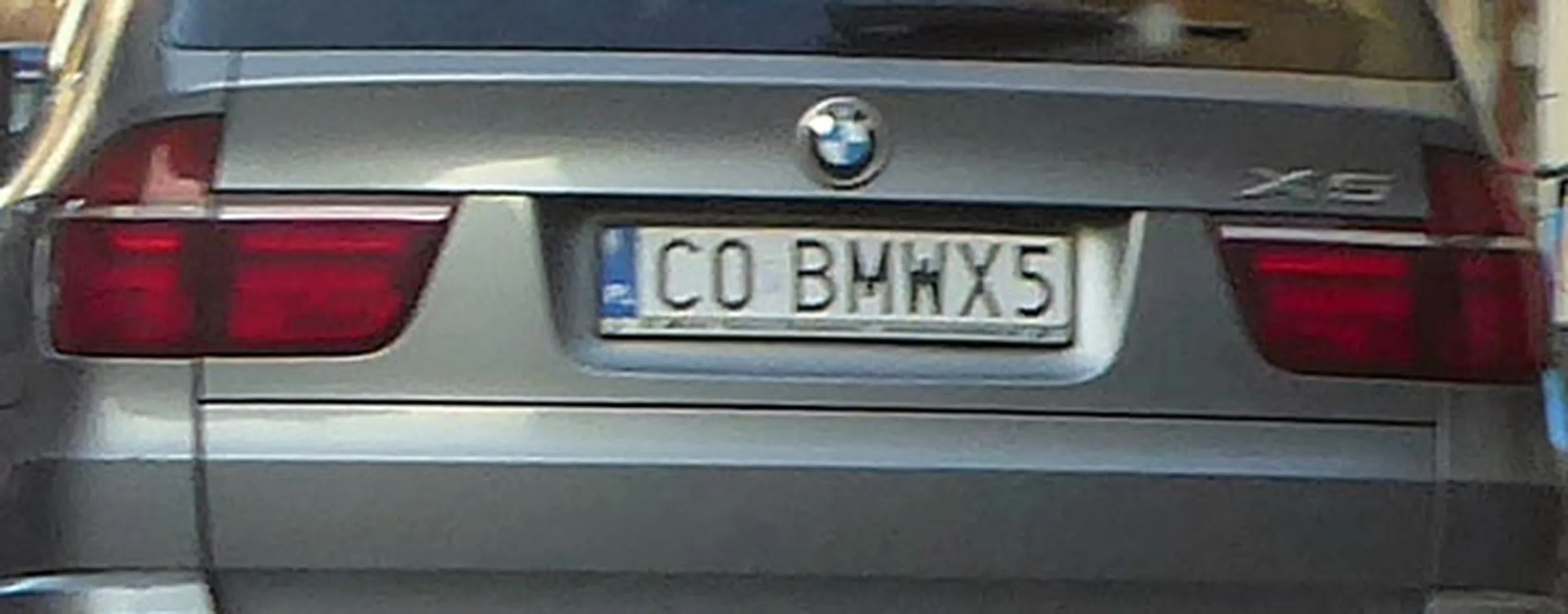 Fajny numer, blacha C0 BMWX5