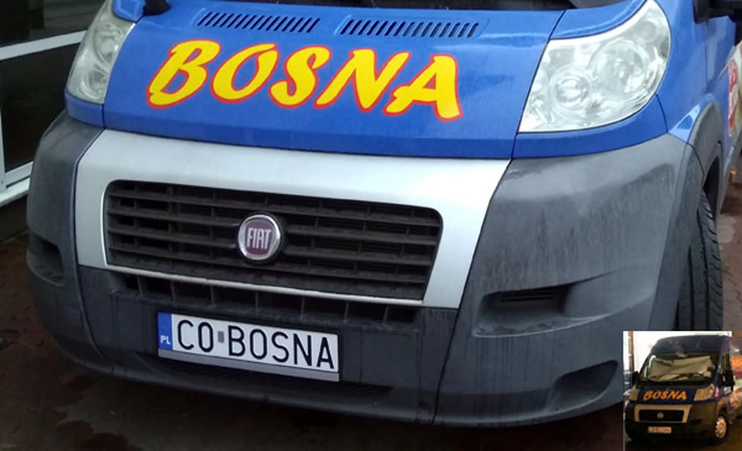 Fajny numer, blacha C0 BOSNA