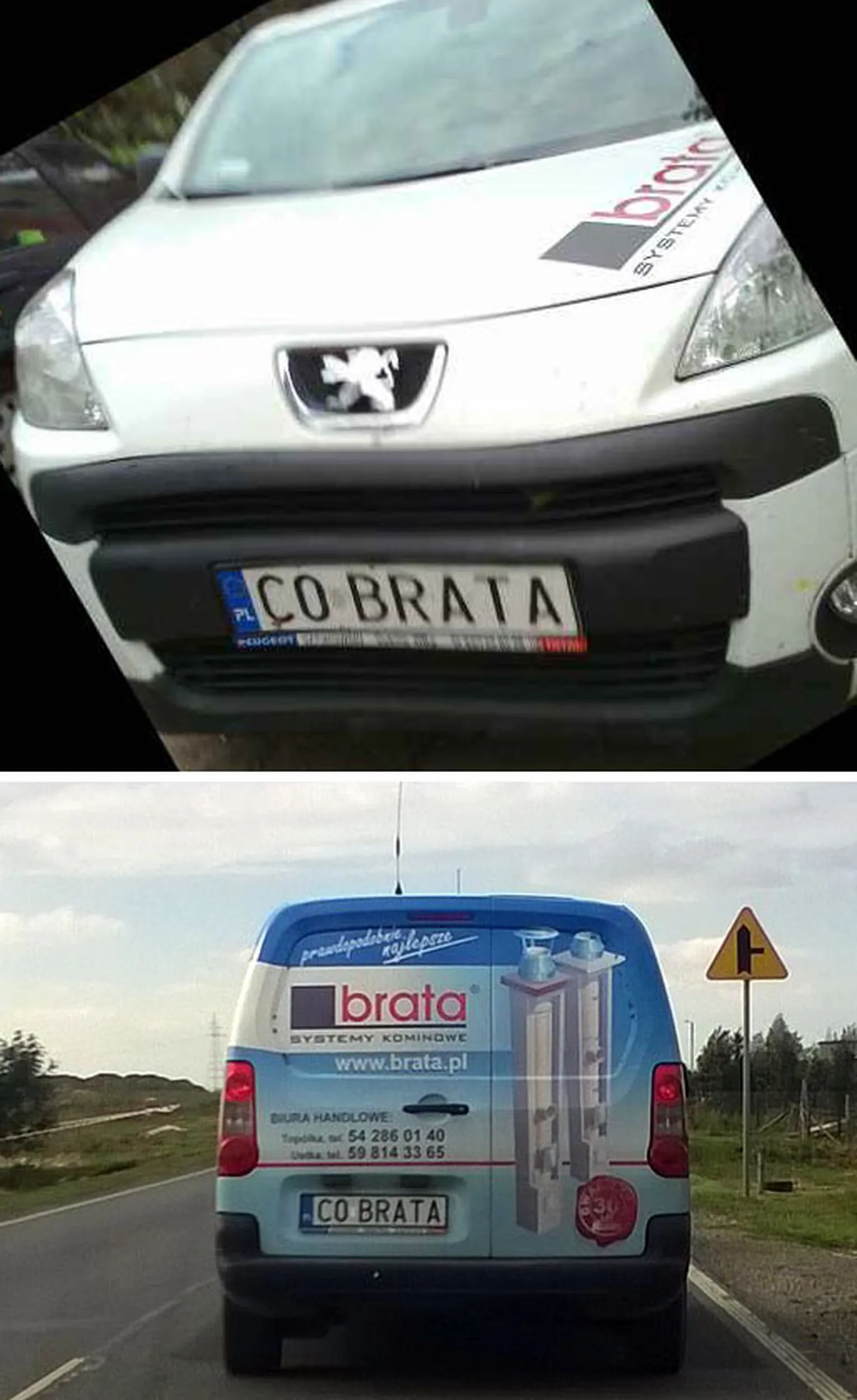 Fajny numer, blacha C0 BRATA