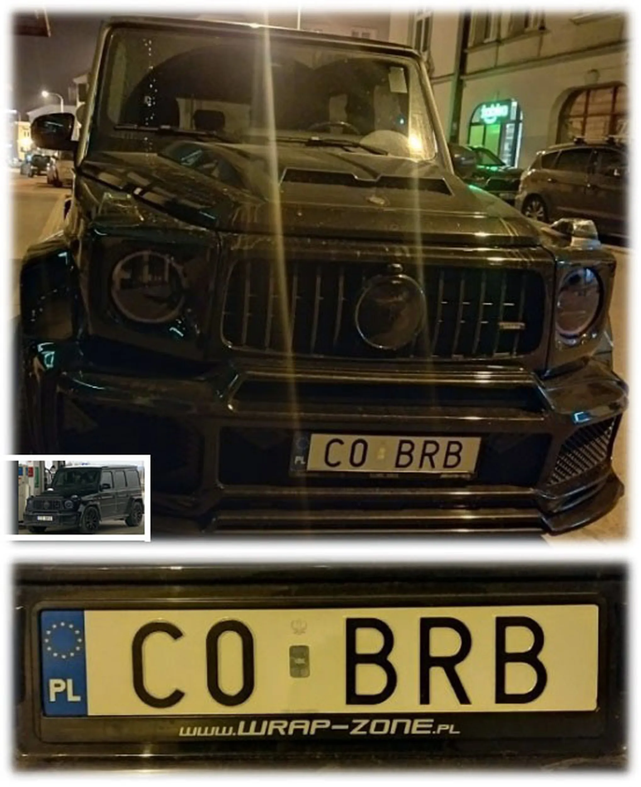 Fajny numer, blacha C0 BRB