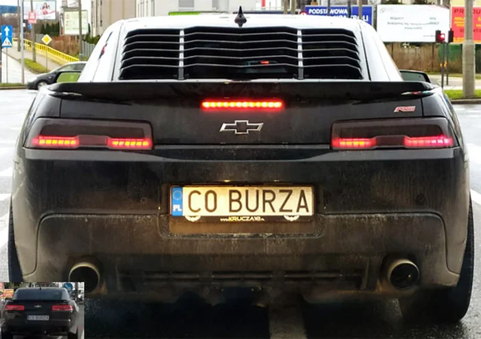 Fajny numer, blacha C0 BURZA