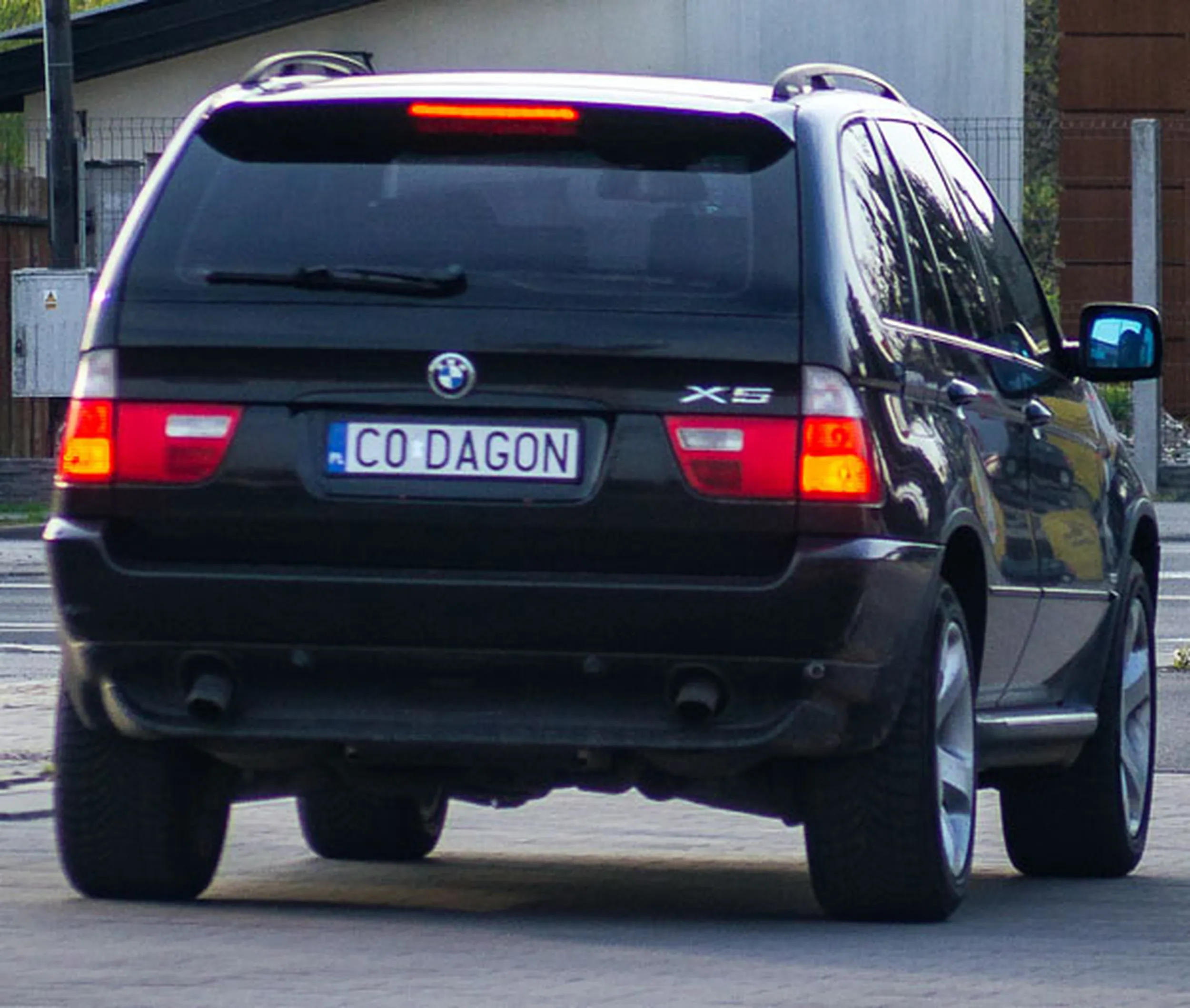 Fajny numer, blacha C0 DAGON