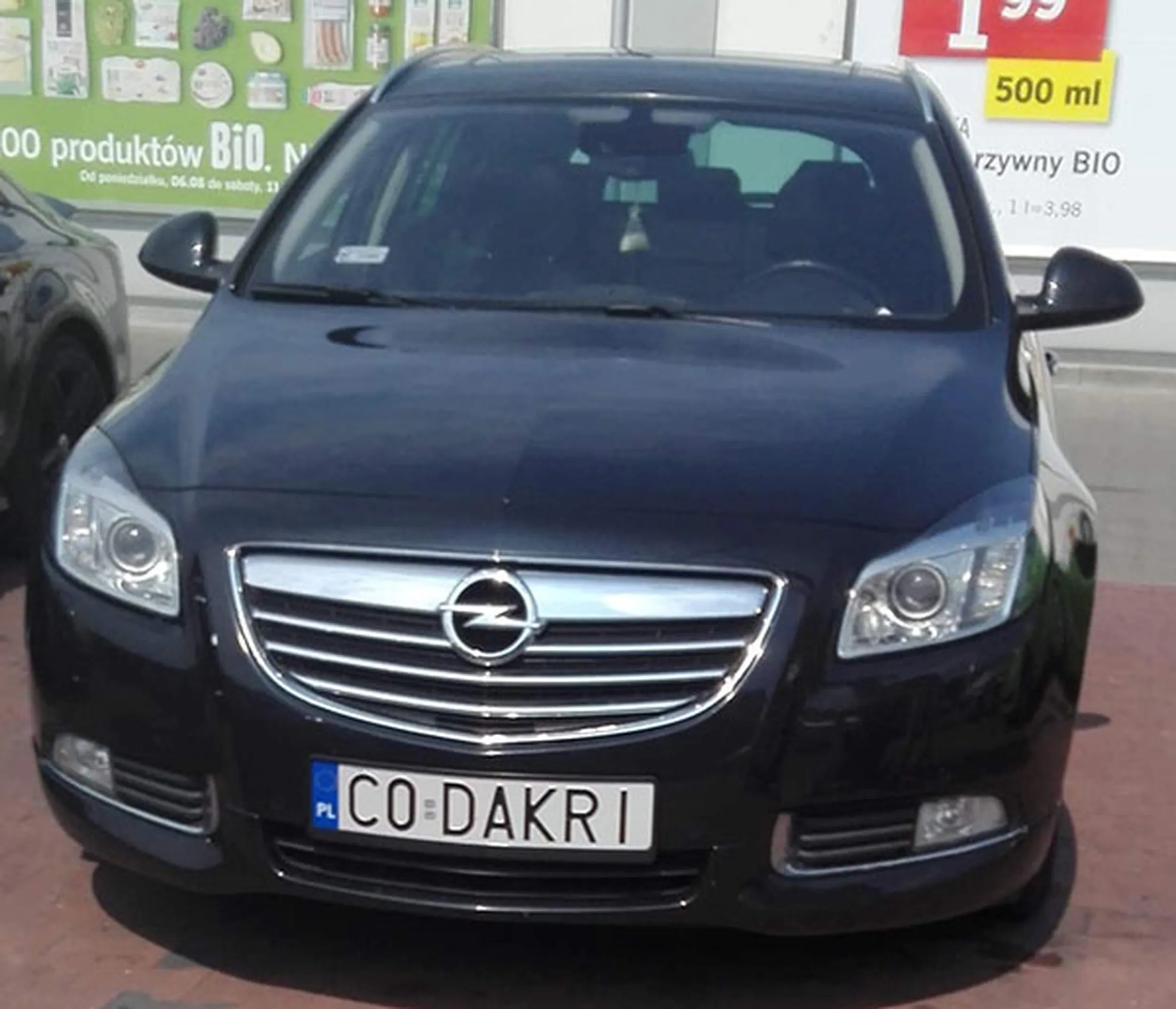 Fajny numer, blacha C0 DAKRI