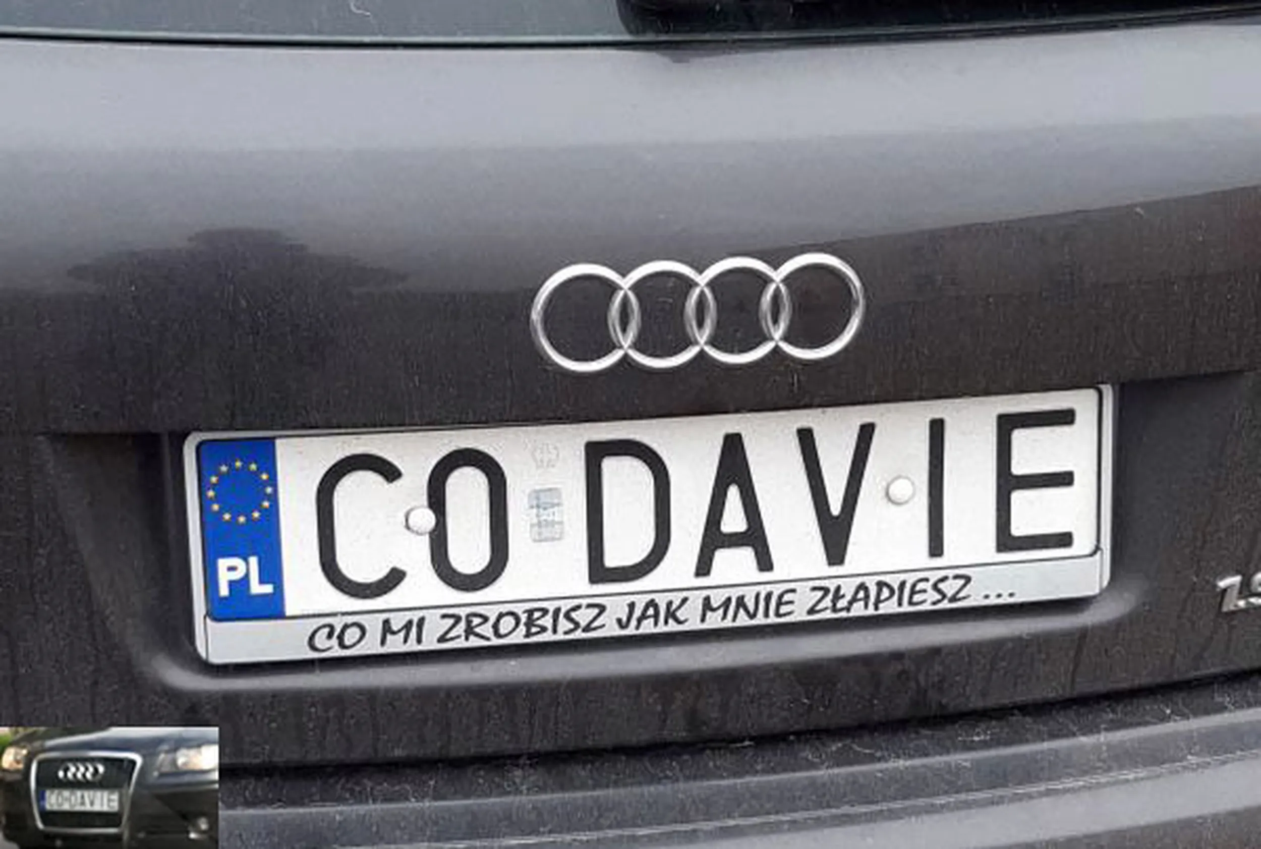 Fajny numer, blacha C0 DAVIE