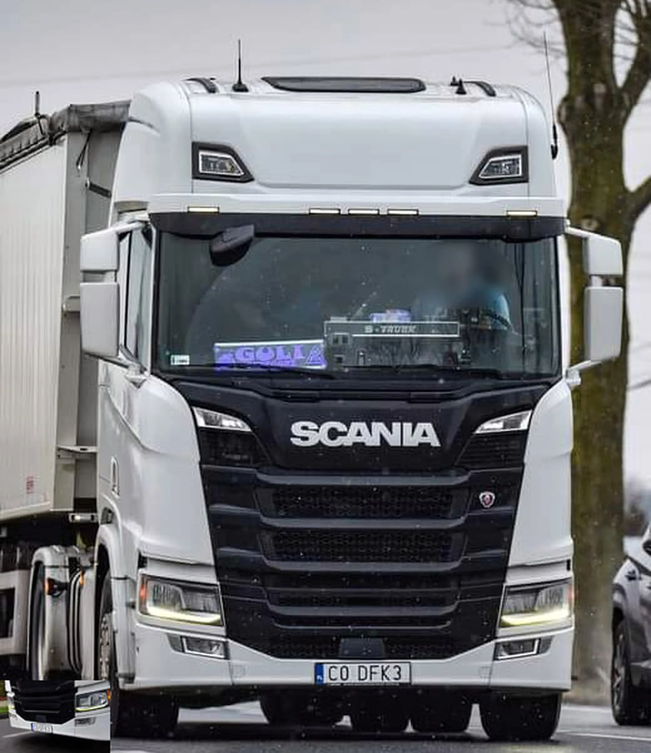 Fajny numer, blacha C0 DFK3