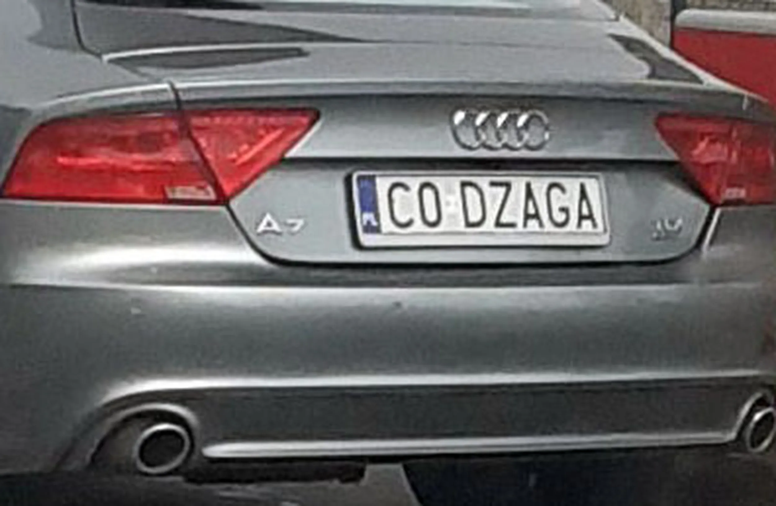 Fajny numer, blacha C0 DZAGA