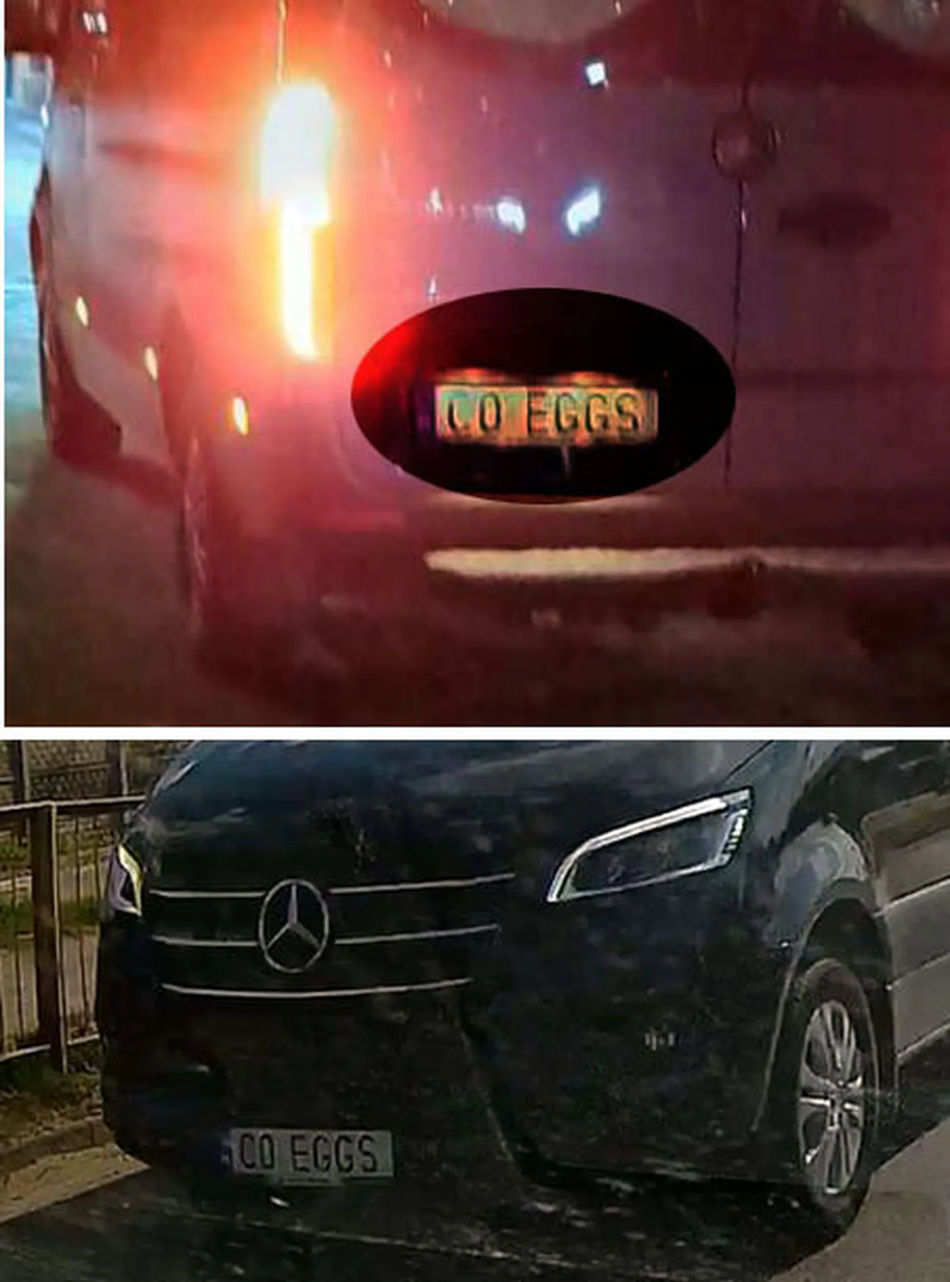 Fajny numer, blacha C0 EGGS