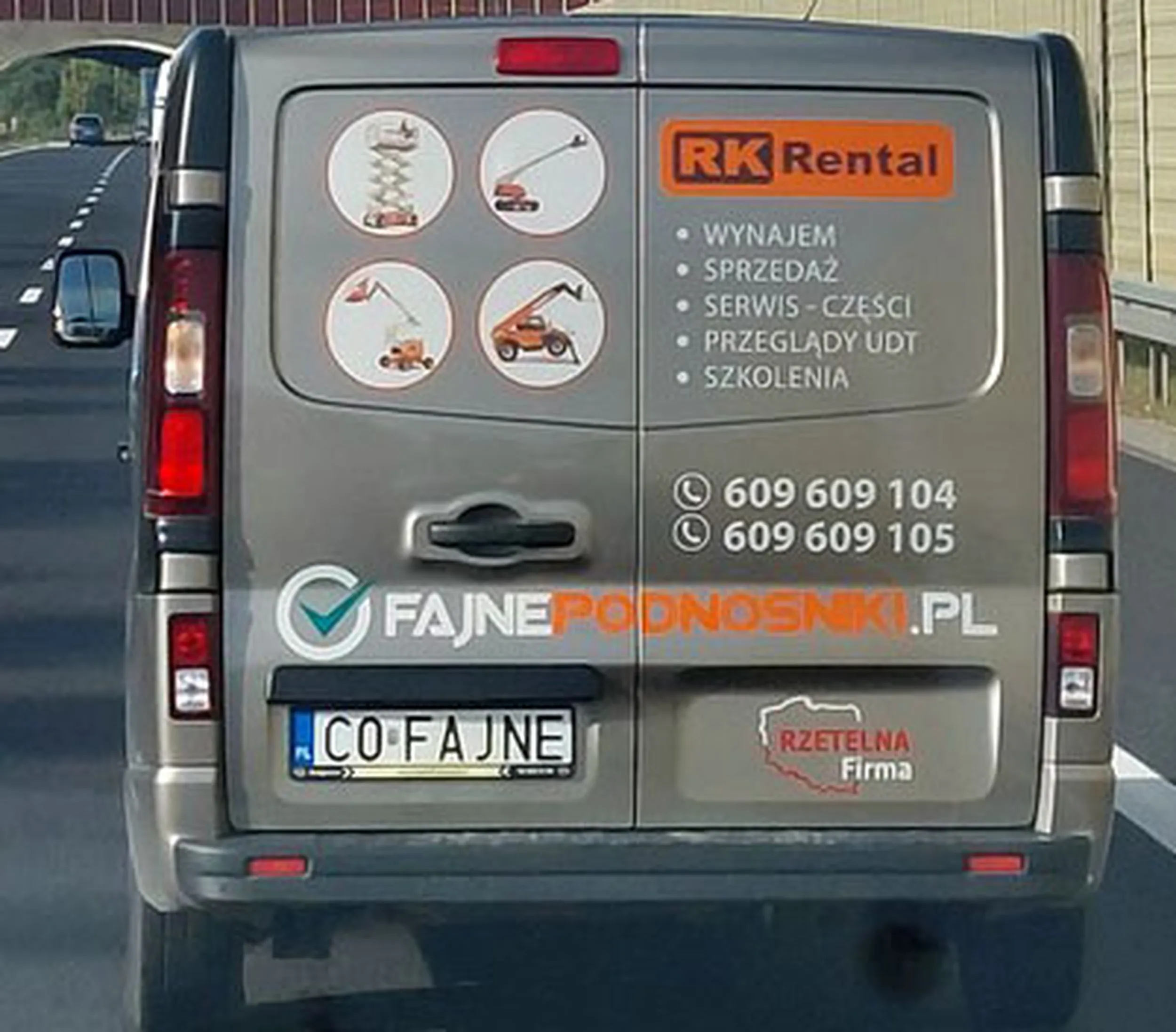 Fajny numer, blacha C0 FAJNE