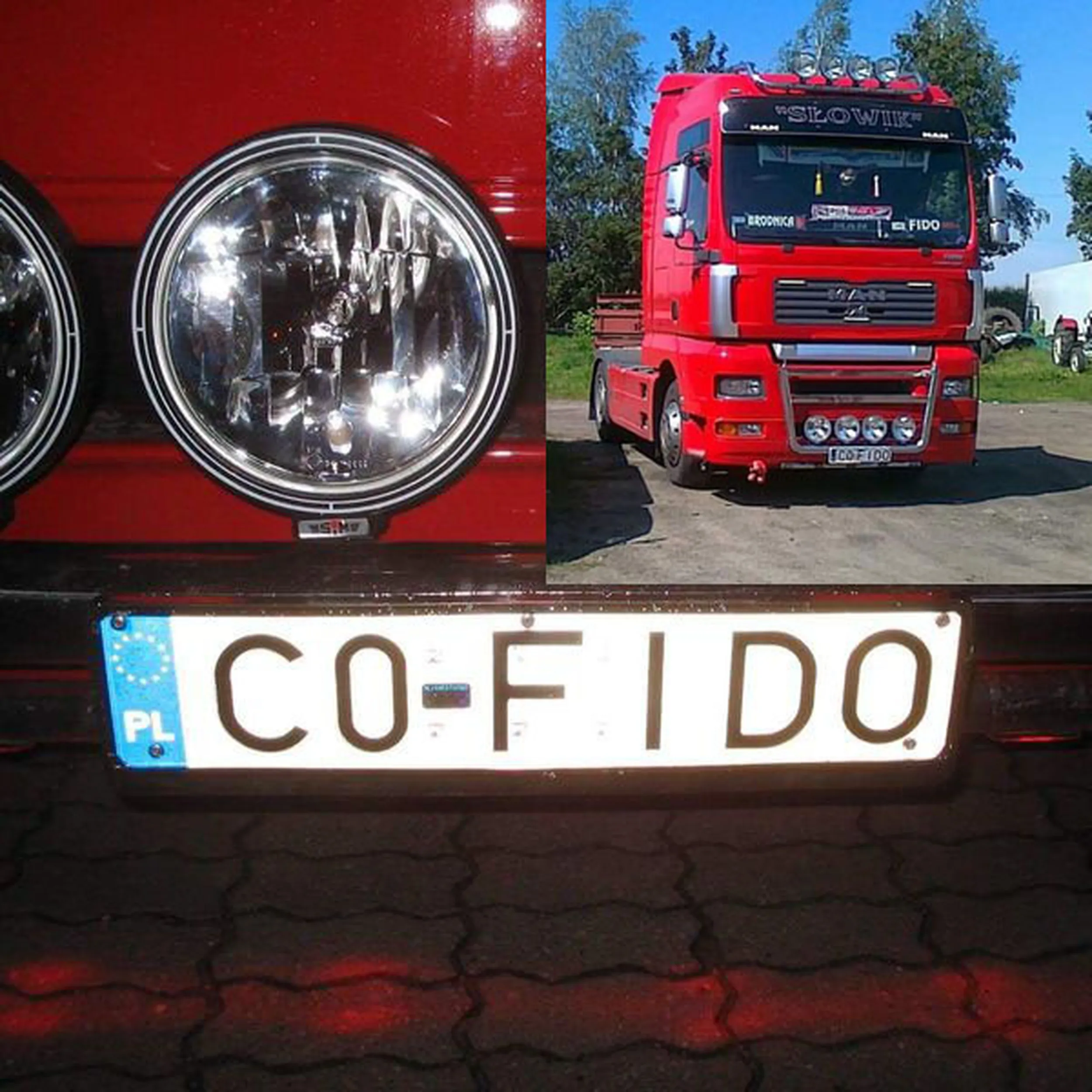 Fajny numer, blacha C0 FIDO