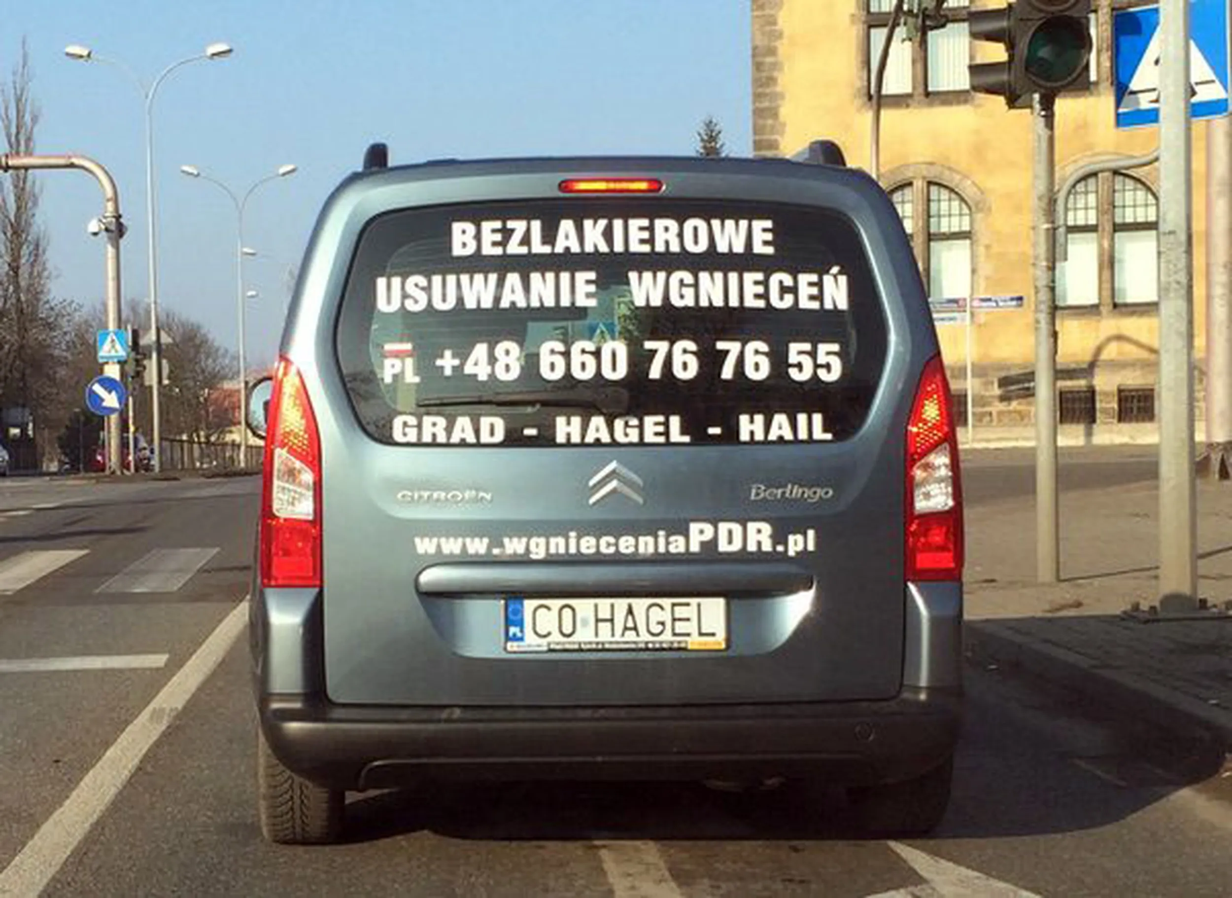 Fajny numer, blacha C0 HAGEL