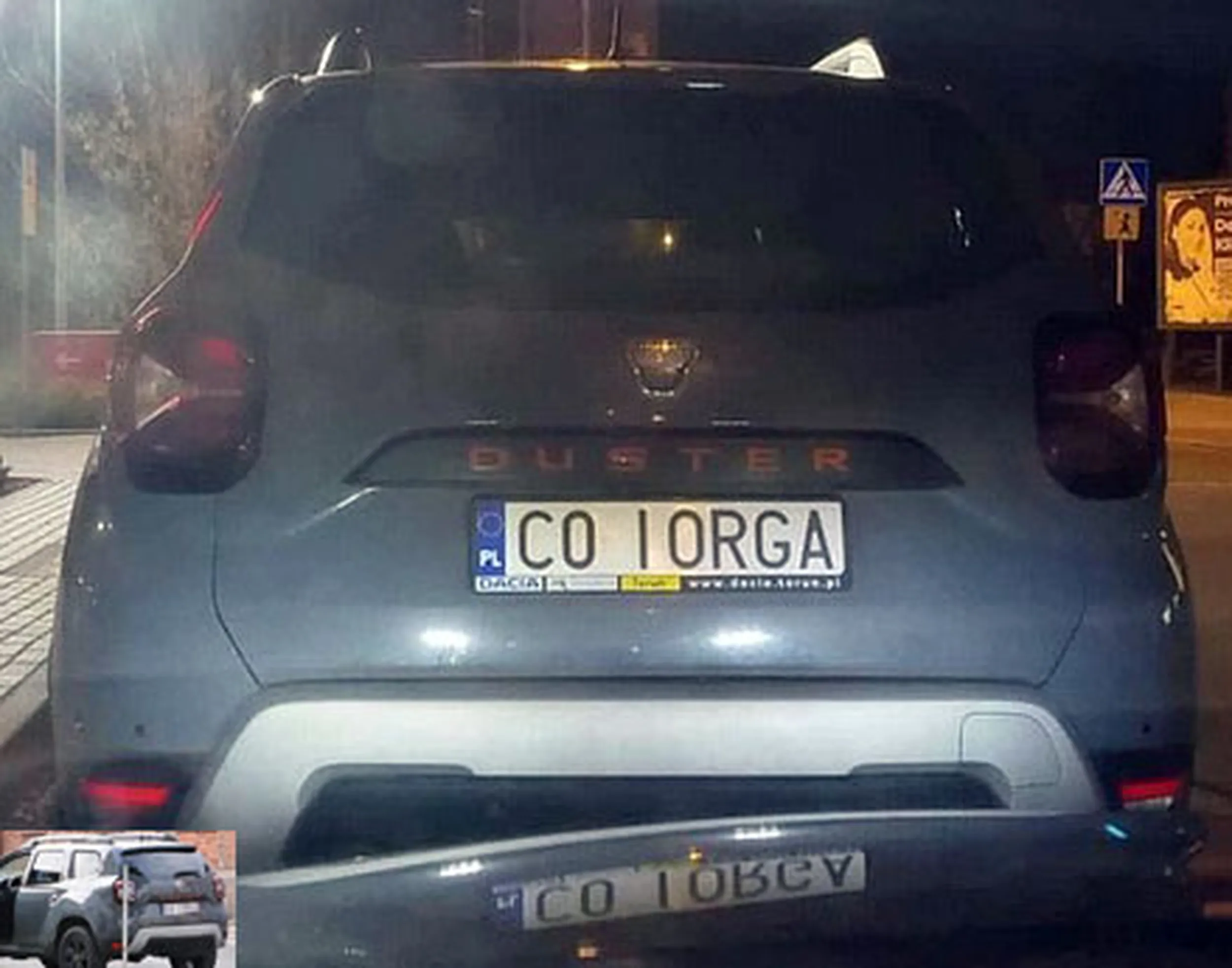 Fajny numer, blacha C0 IORGA