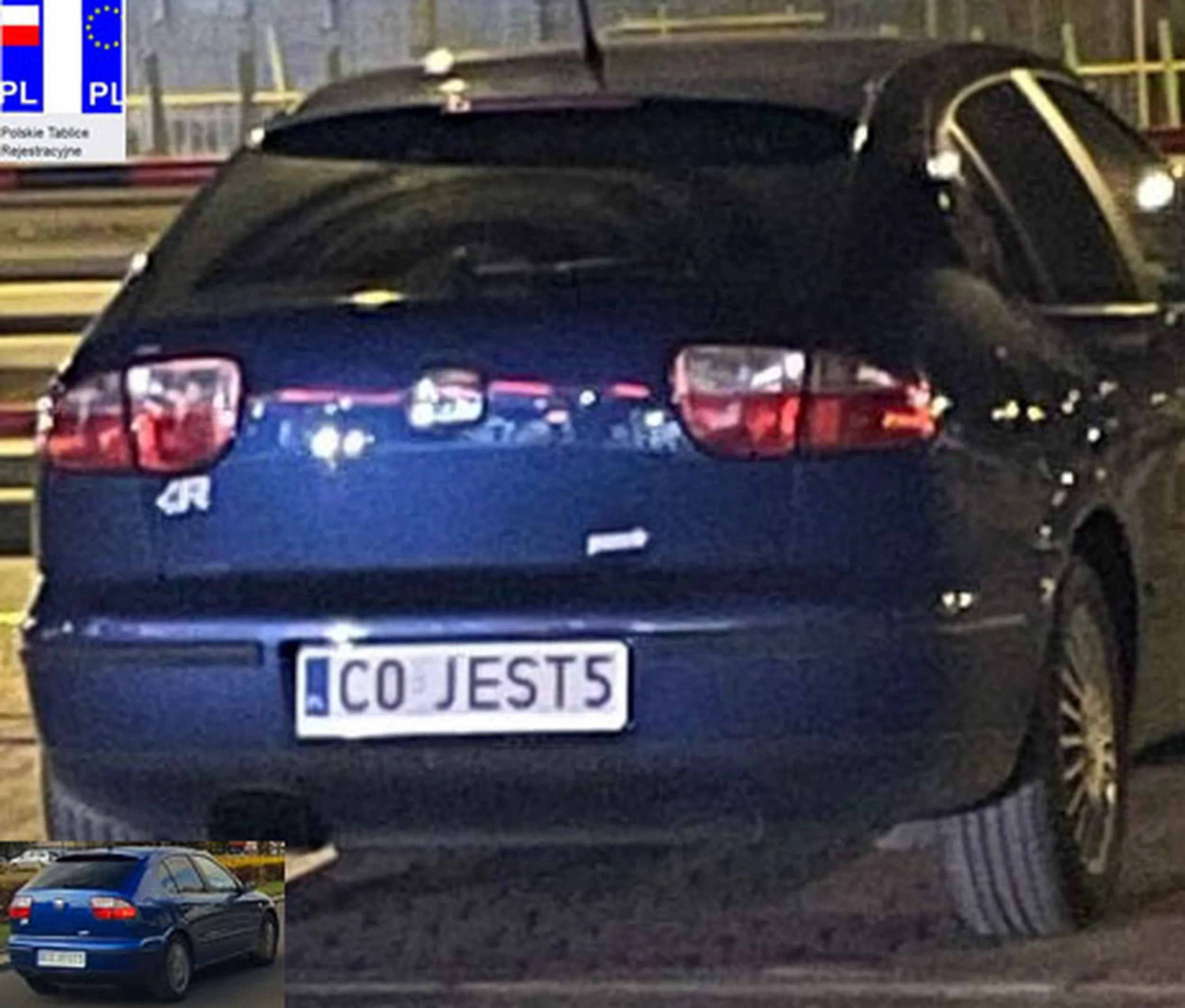 Fajny numer, blacha C0 JEST5