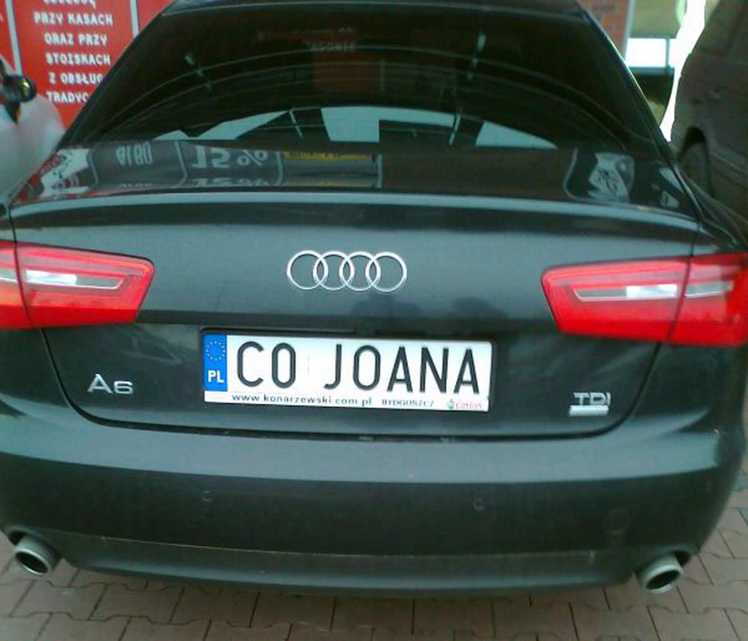 Fajny numer, blacha C0 JOANA