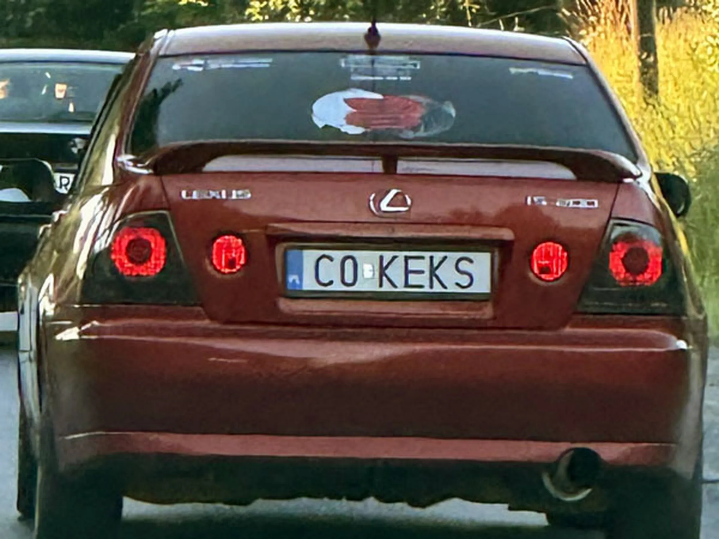 Fajny numer, blacha C0 KEKS