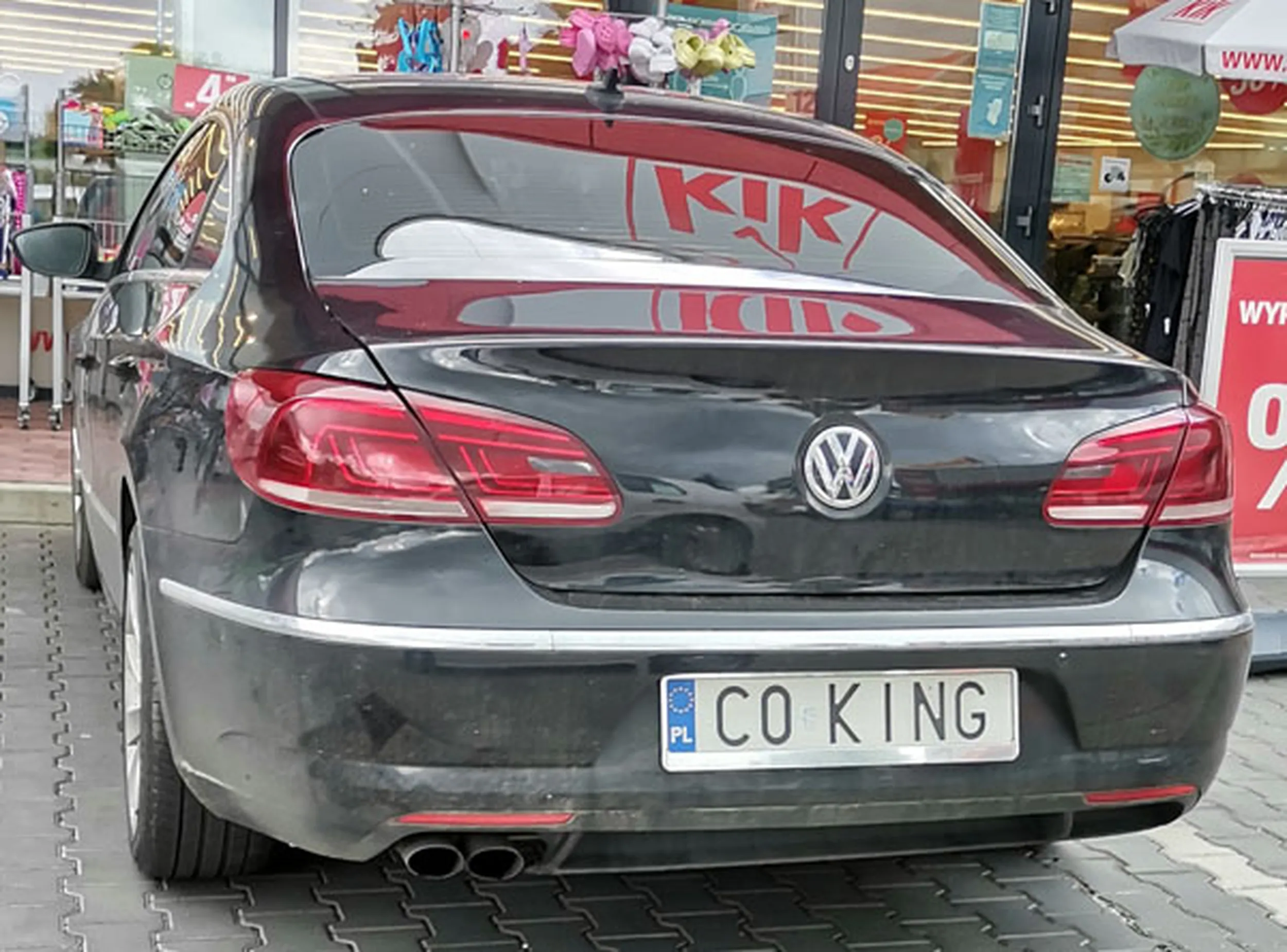 Fajny numer, blacha C0 KING