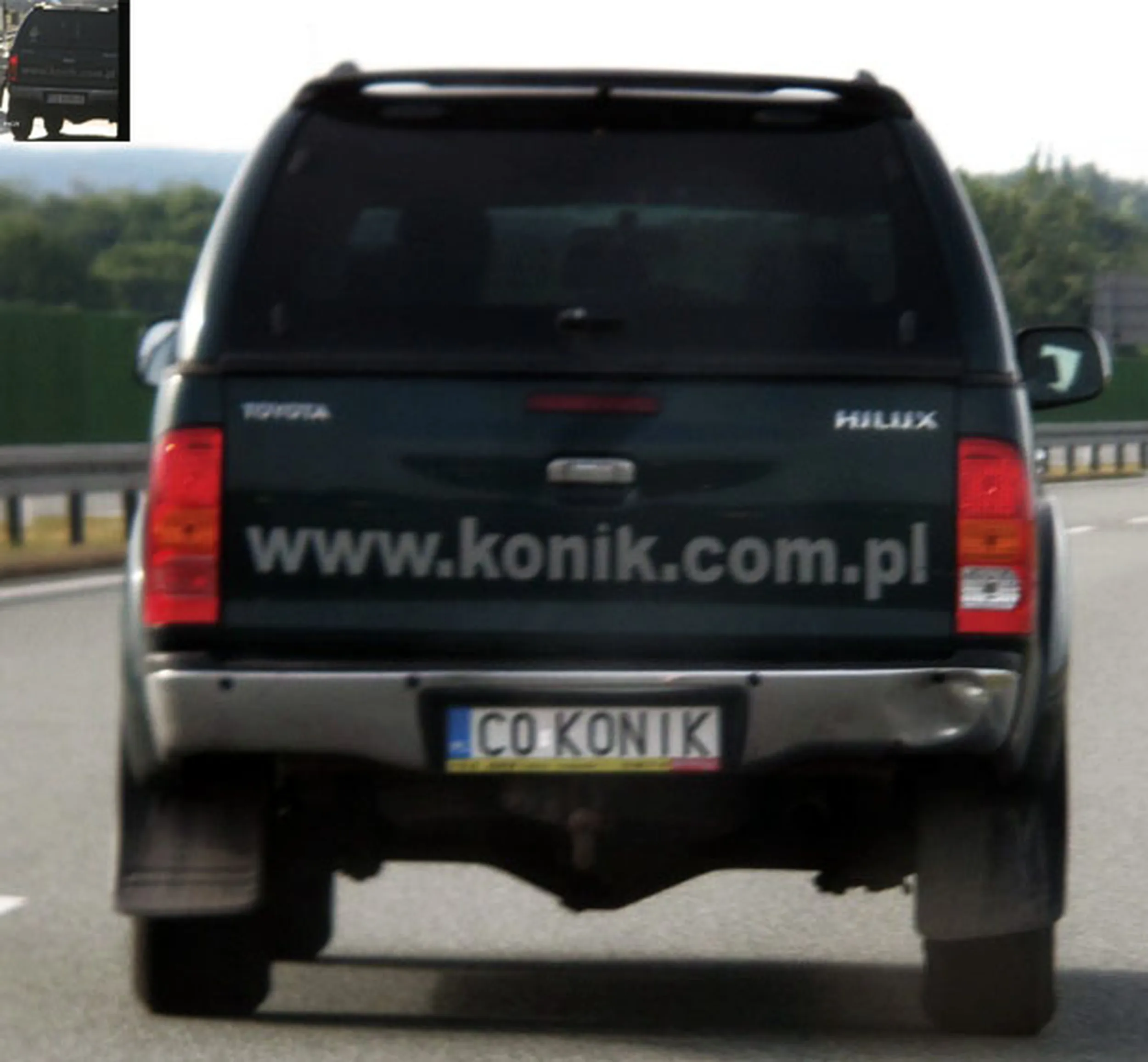 Fajny numer, blacha C0 KONIK