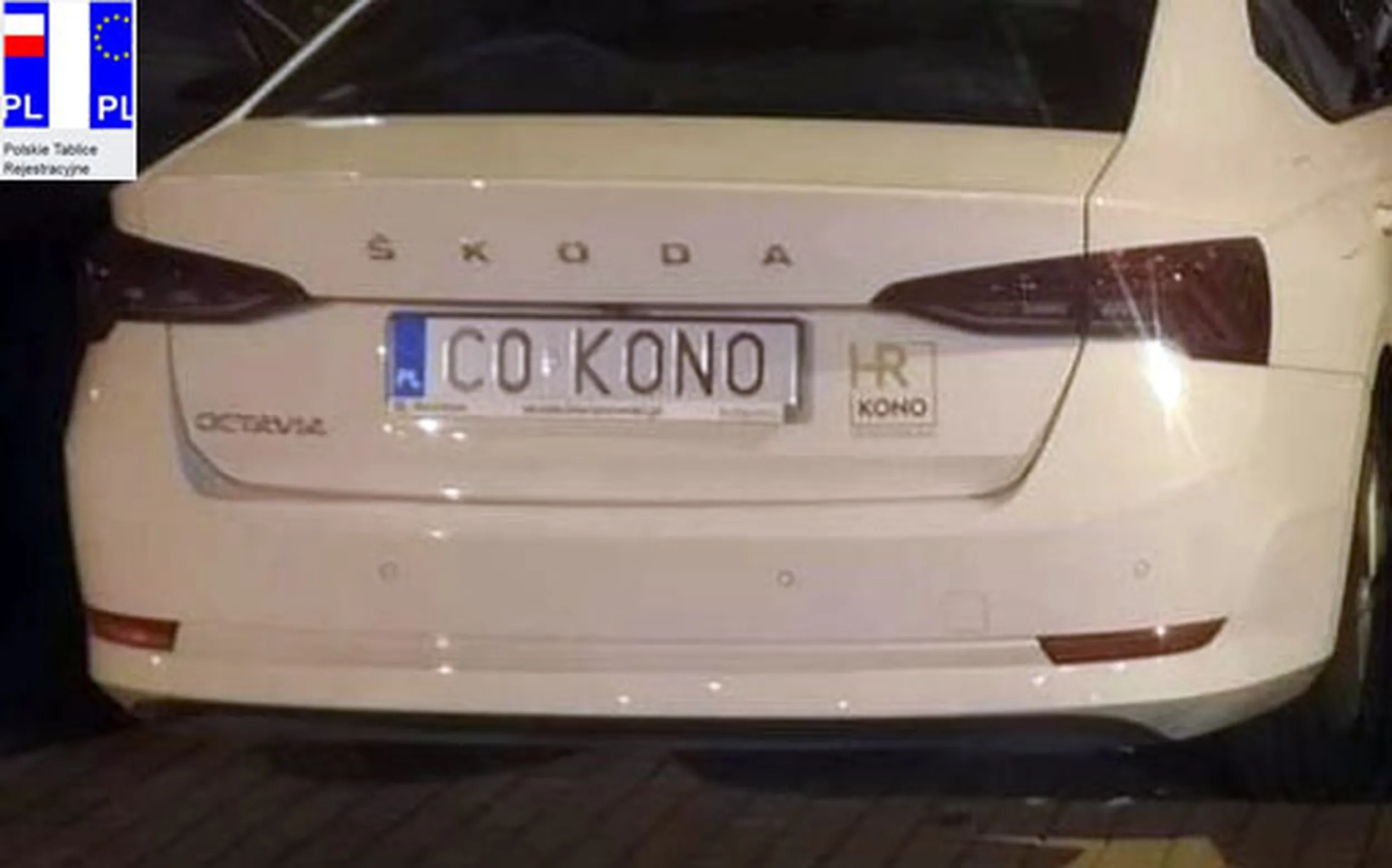 Fajny numer, blacha C0 KONO