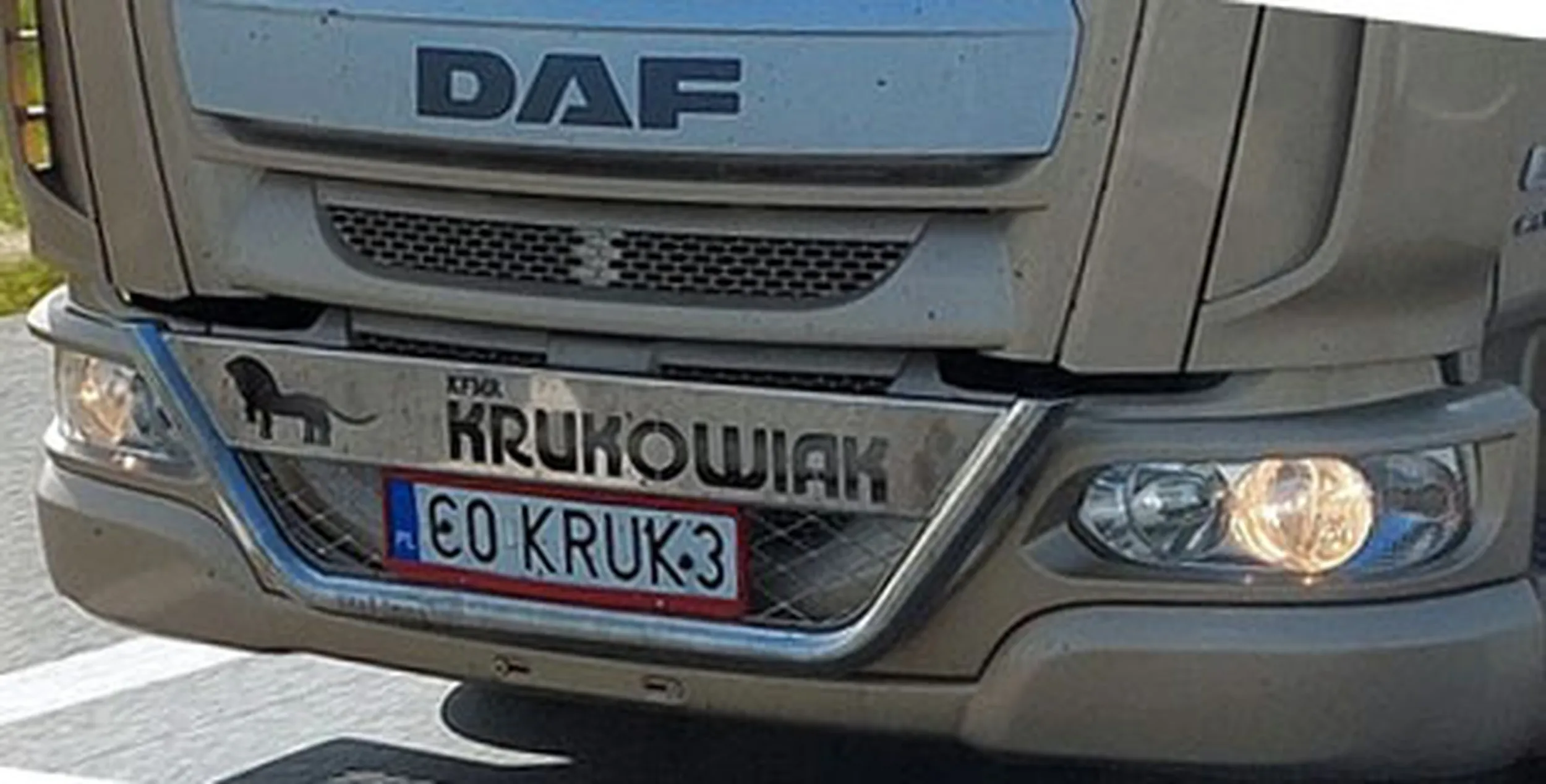 Fajny numer, blacha C0 KRUK3