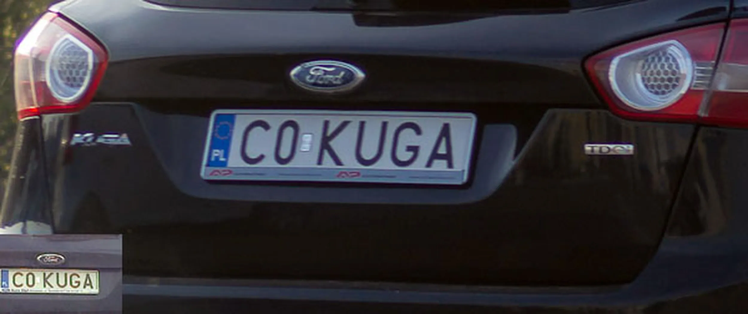 Fajny numer, blacha C0 KUGA
