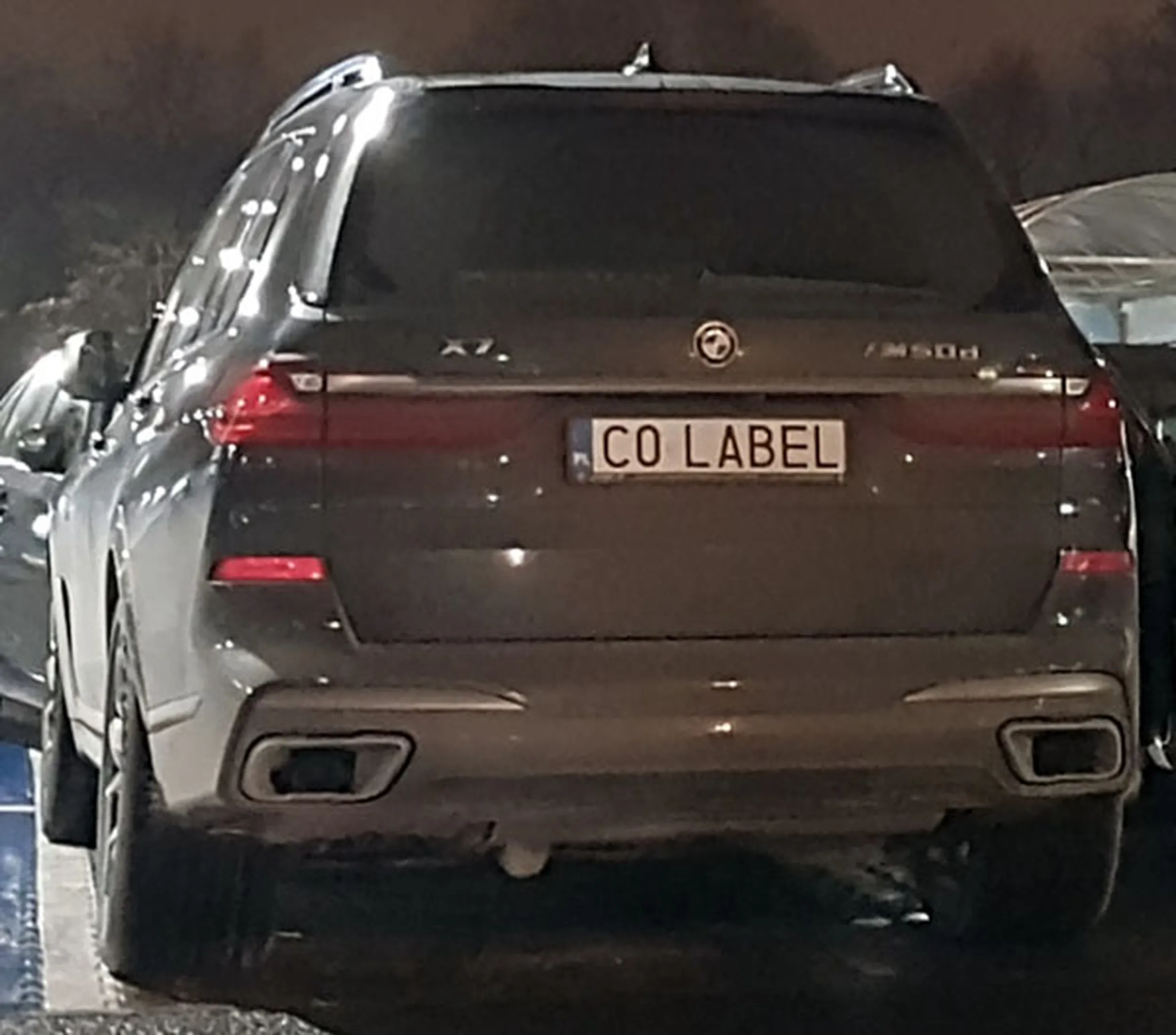 Fajny numer, blacha C0 LABEL