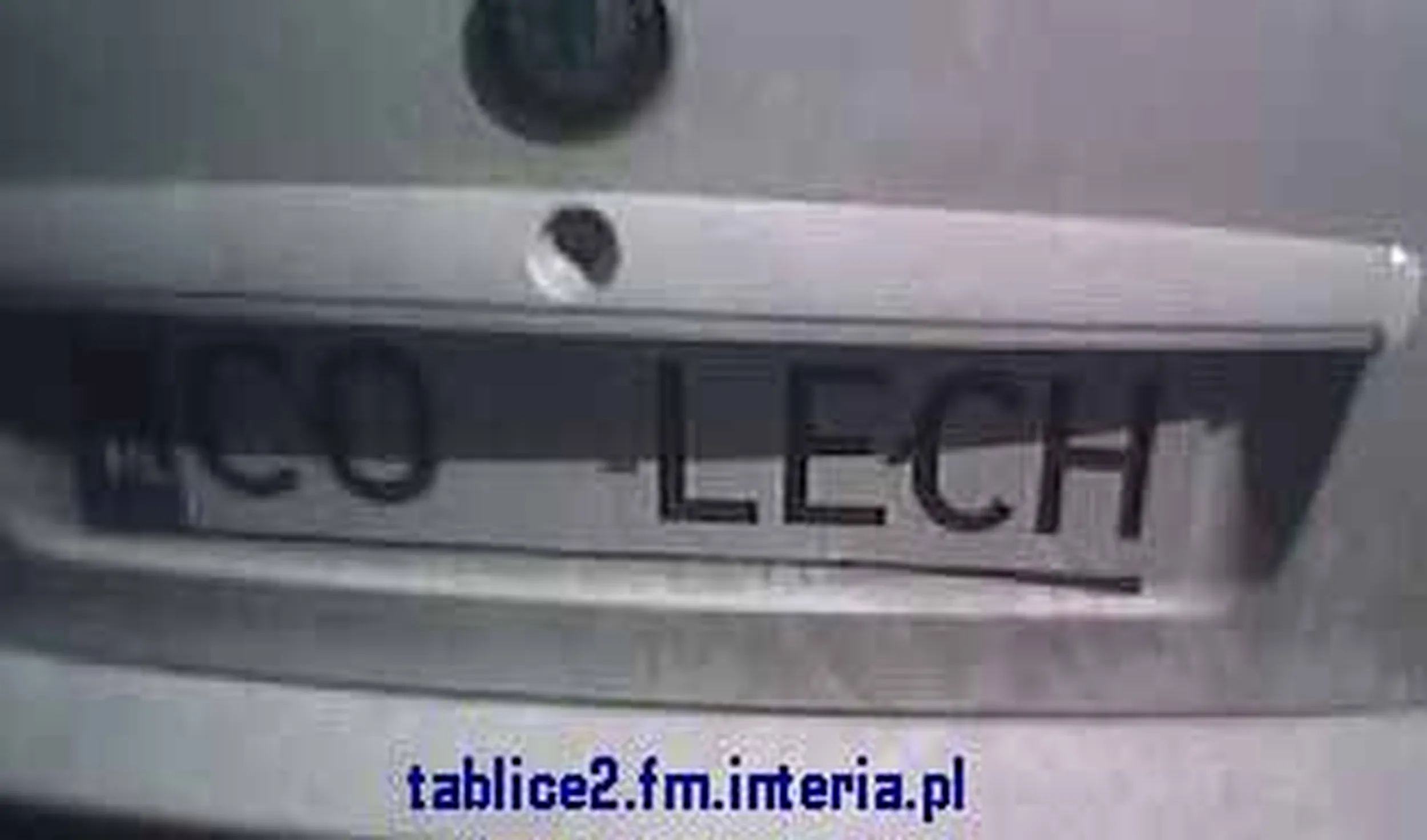 Fajny numer, blacha C0 LECH