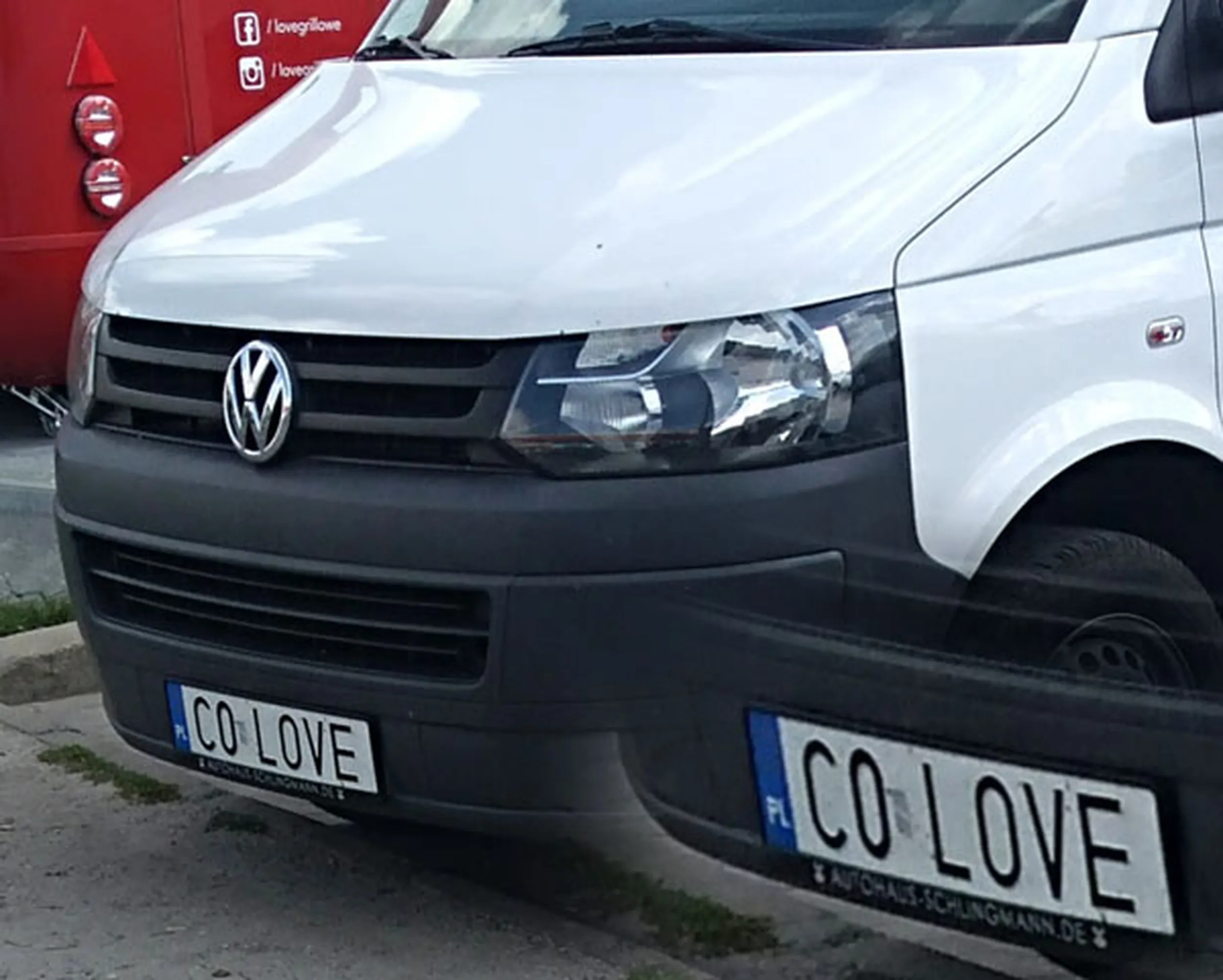 Fajny numer, blacha C0 LOVE