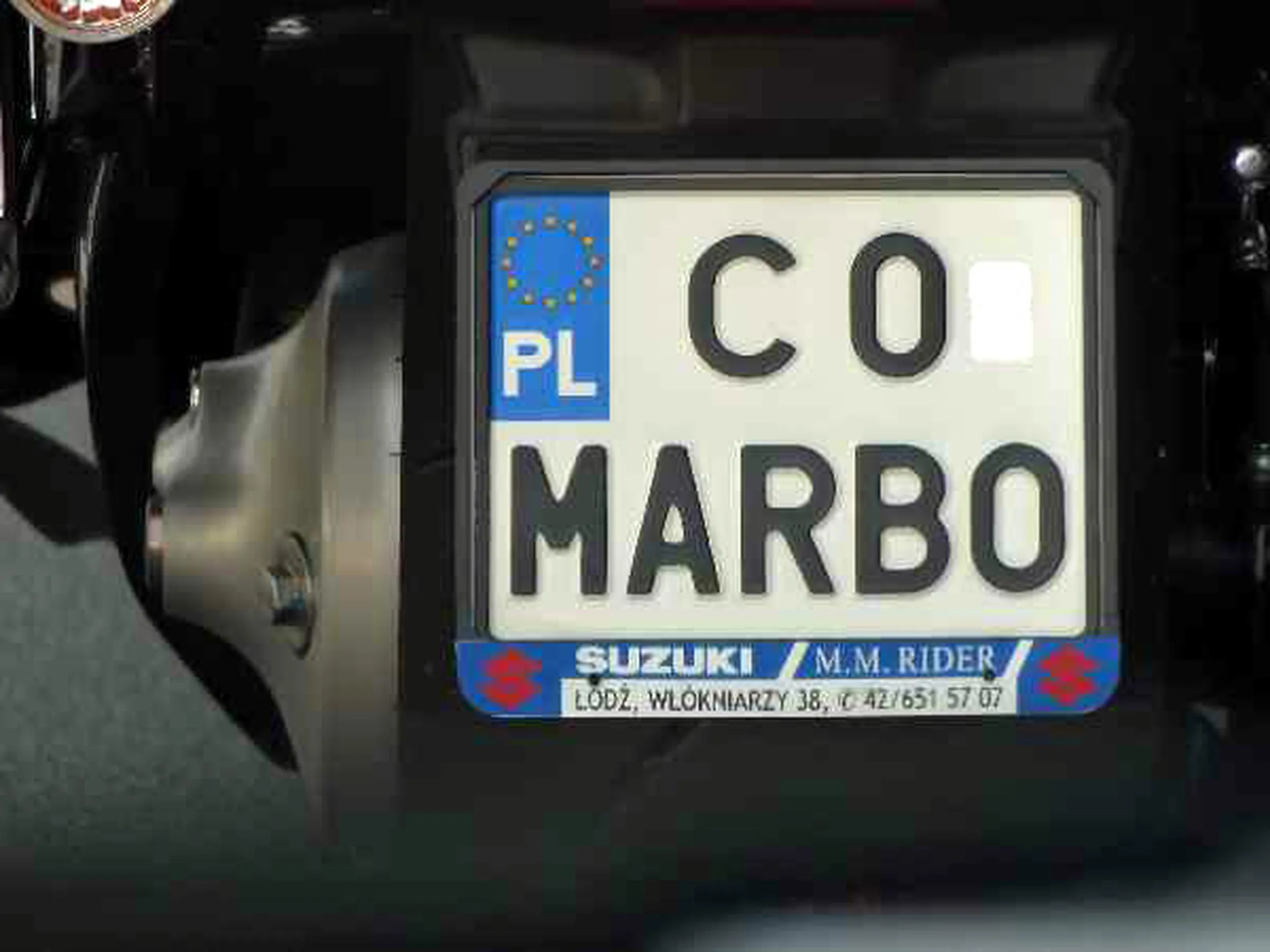 Fajny numer, blacha C0 MARBO