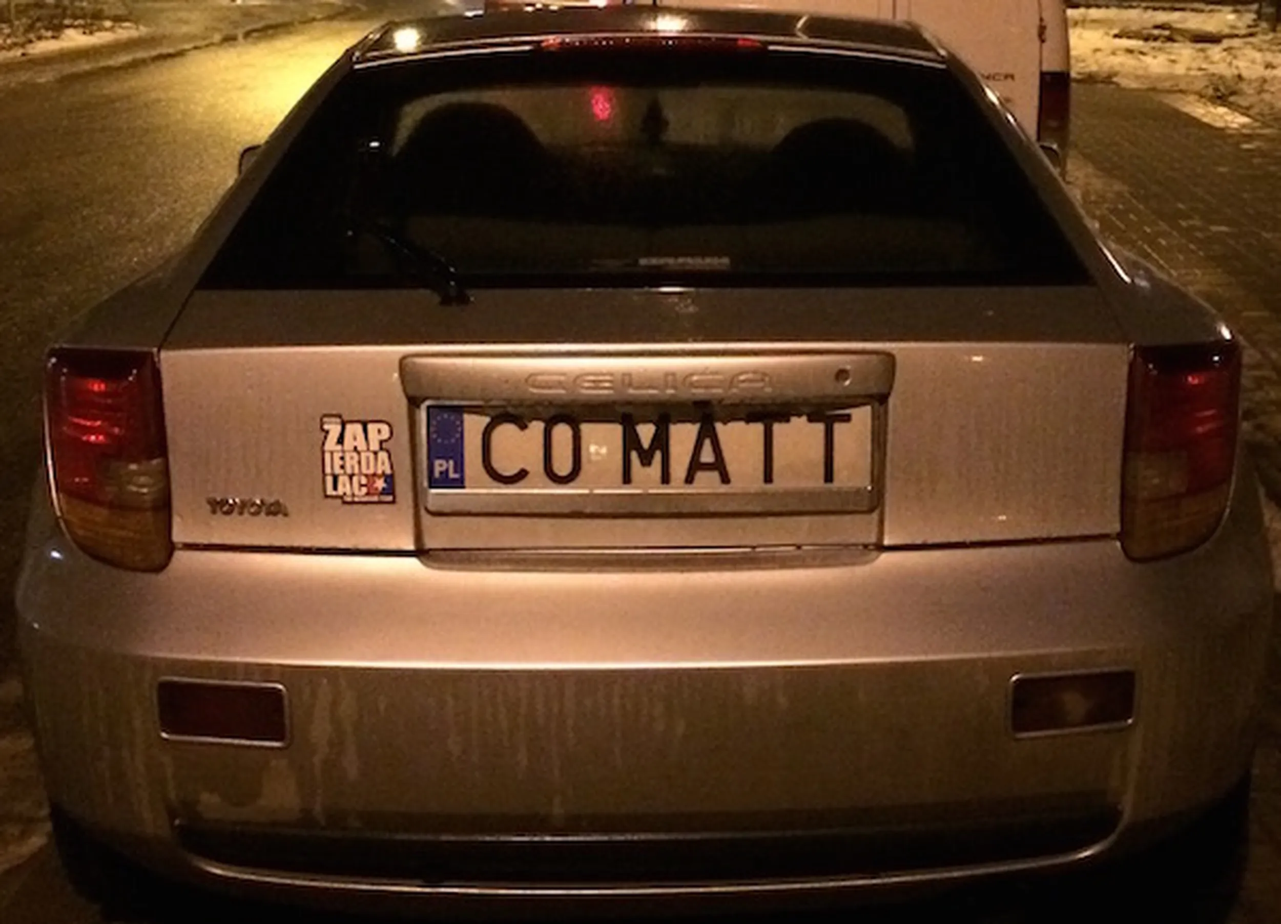 Fajny numer, blacha C0 MATT