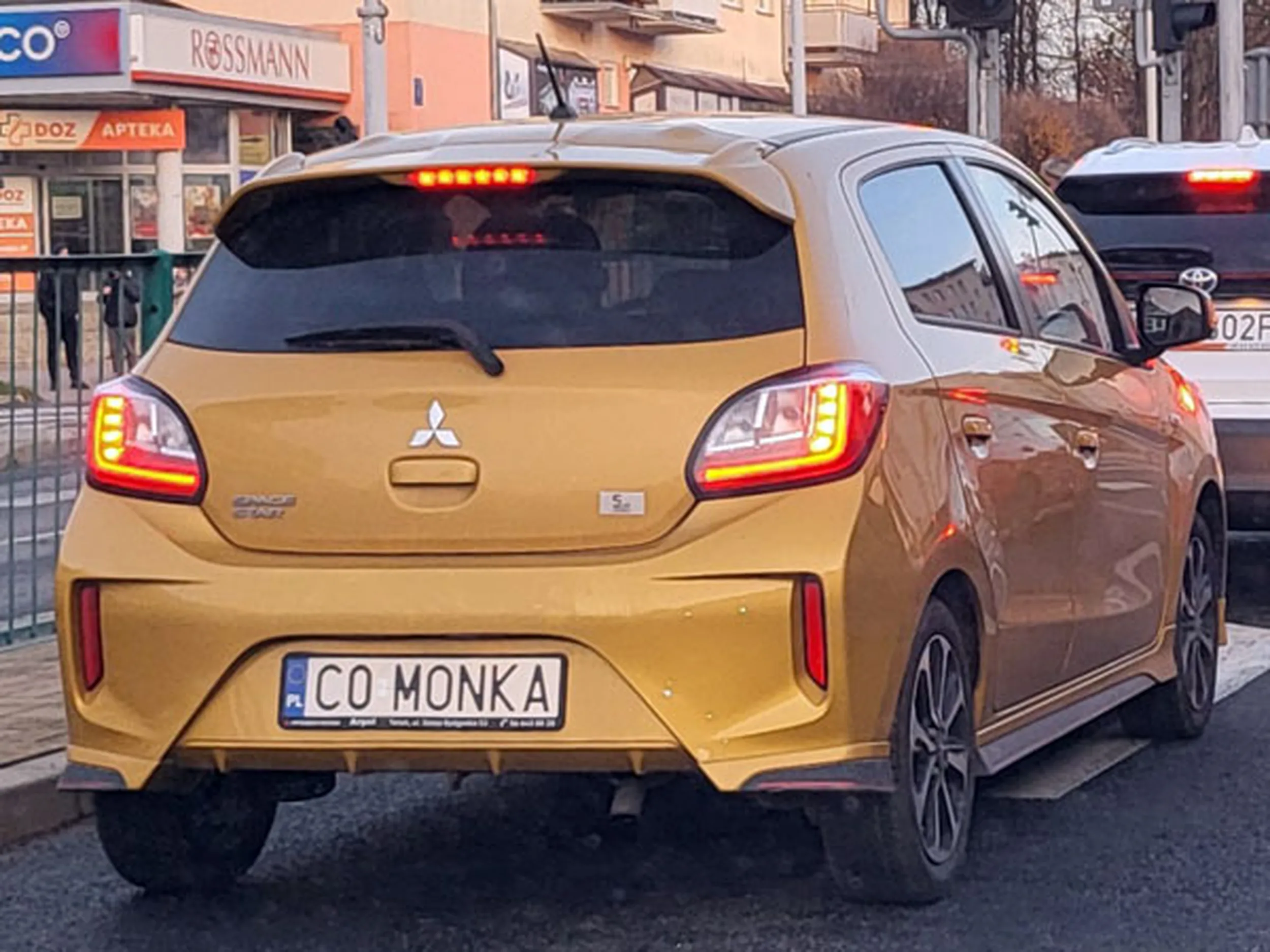 Fajny numer, blacha C0 MONKA