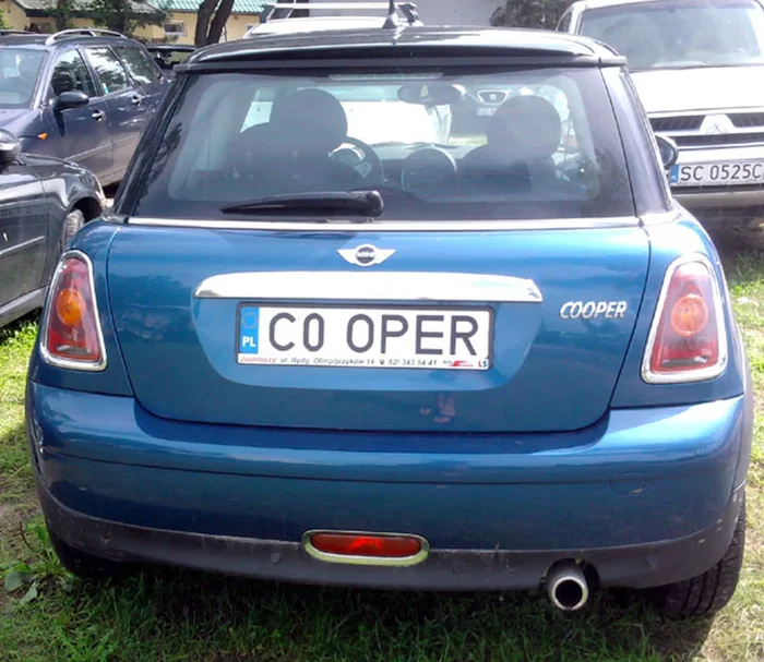 Fajny numer, blacha C0 OPER