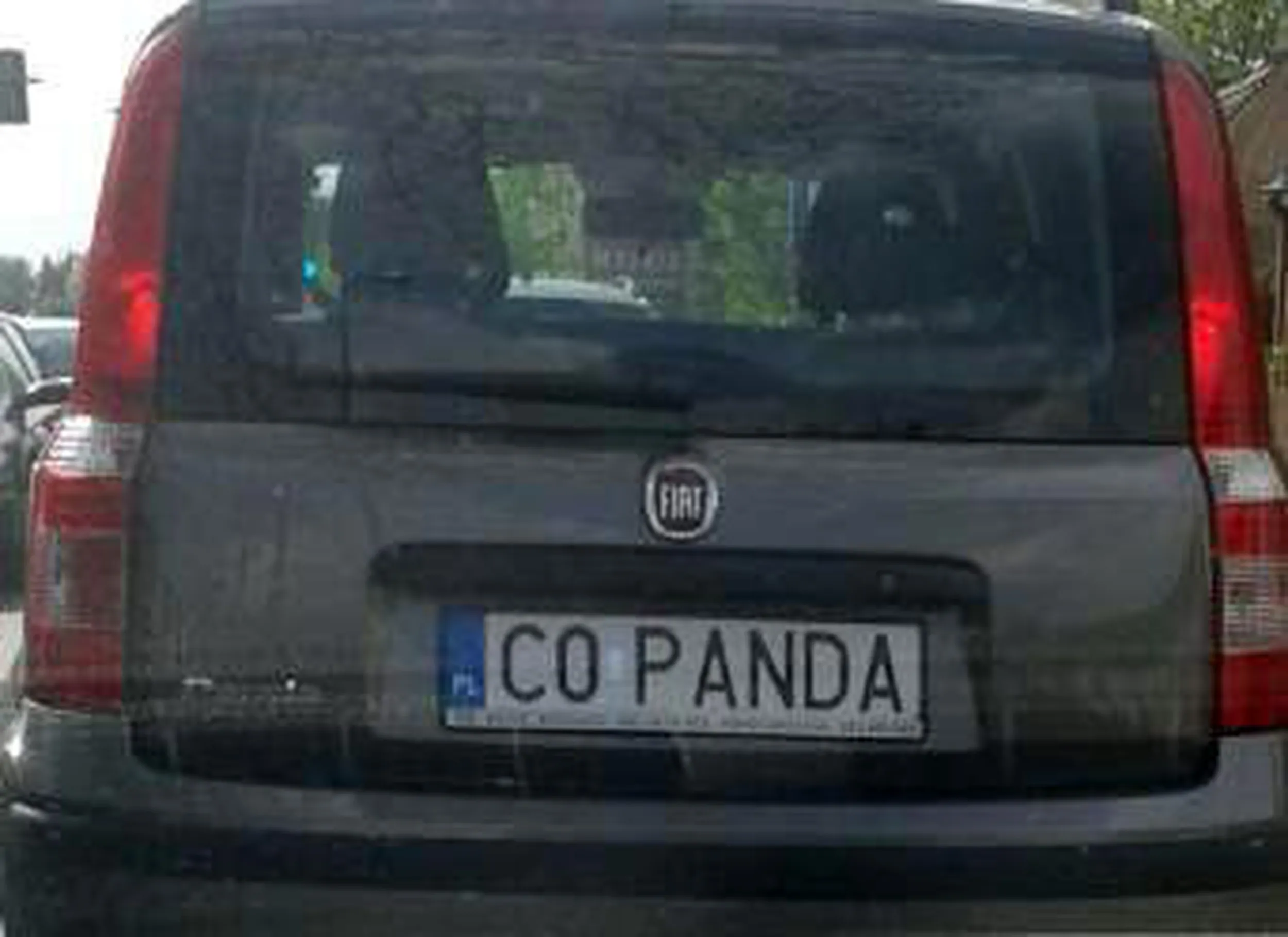 Fajny numer, blacha C0 PANDA