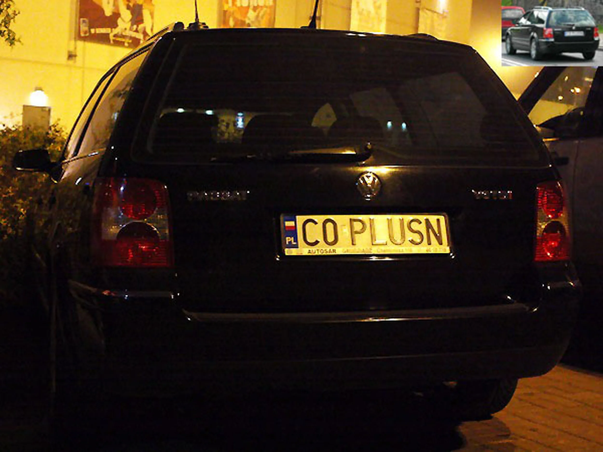 Fajny numer, blacha C0 PLUSN