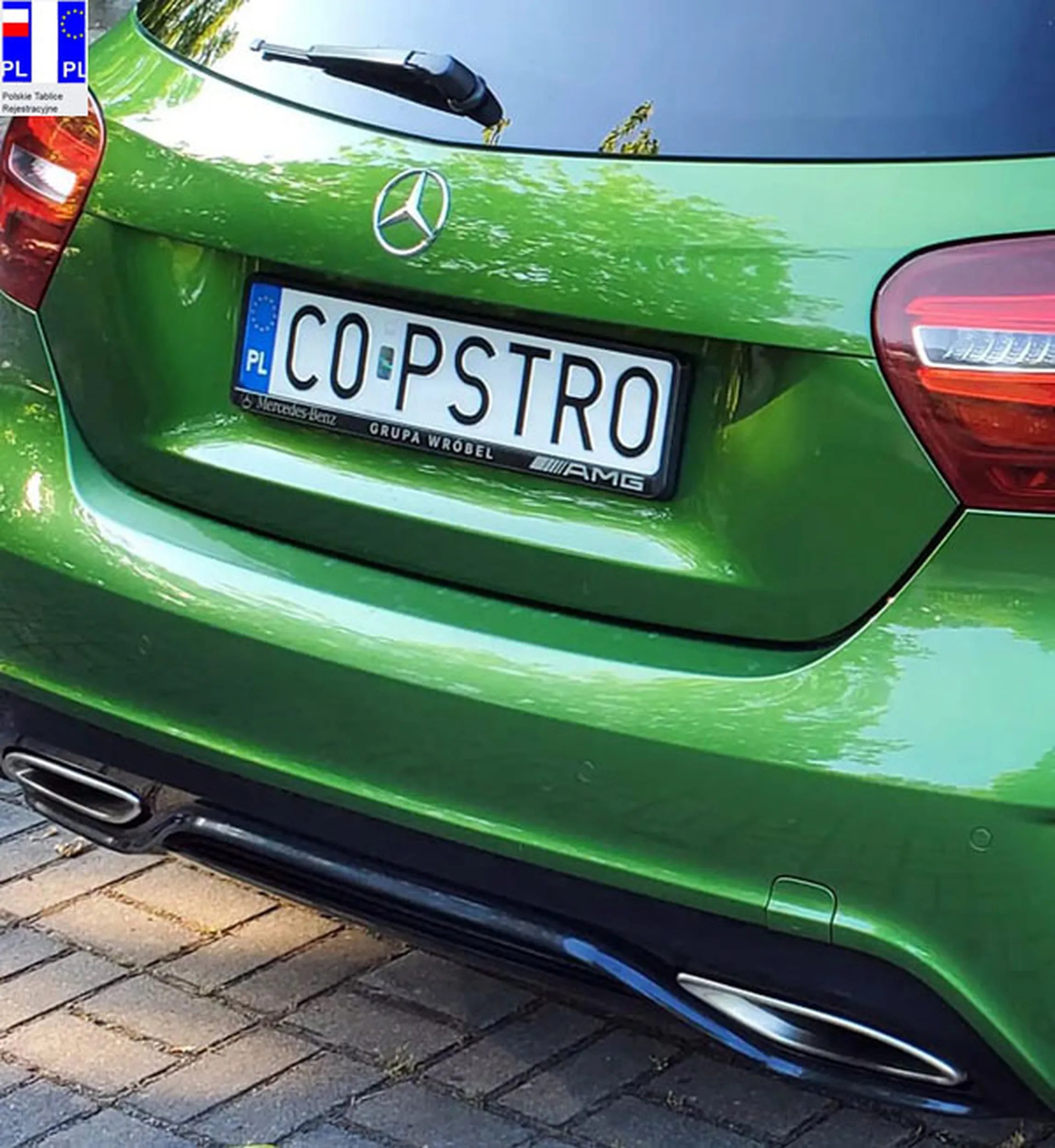 Fajny numer, blacha C0 PSTRO