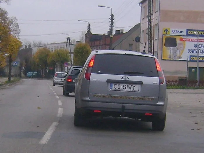 Fajny numer, blacha C0 SIWY