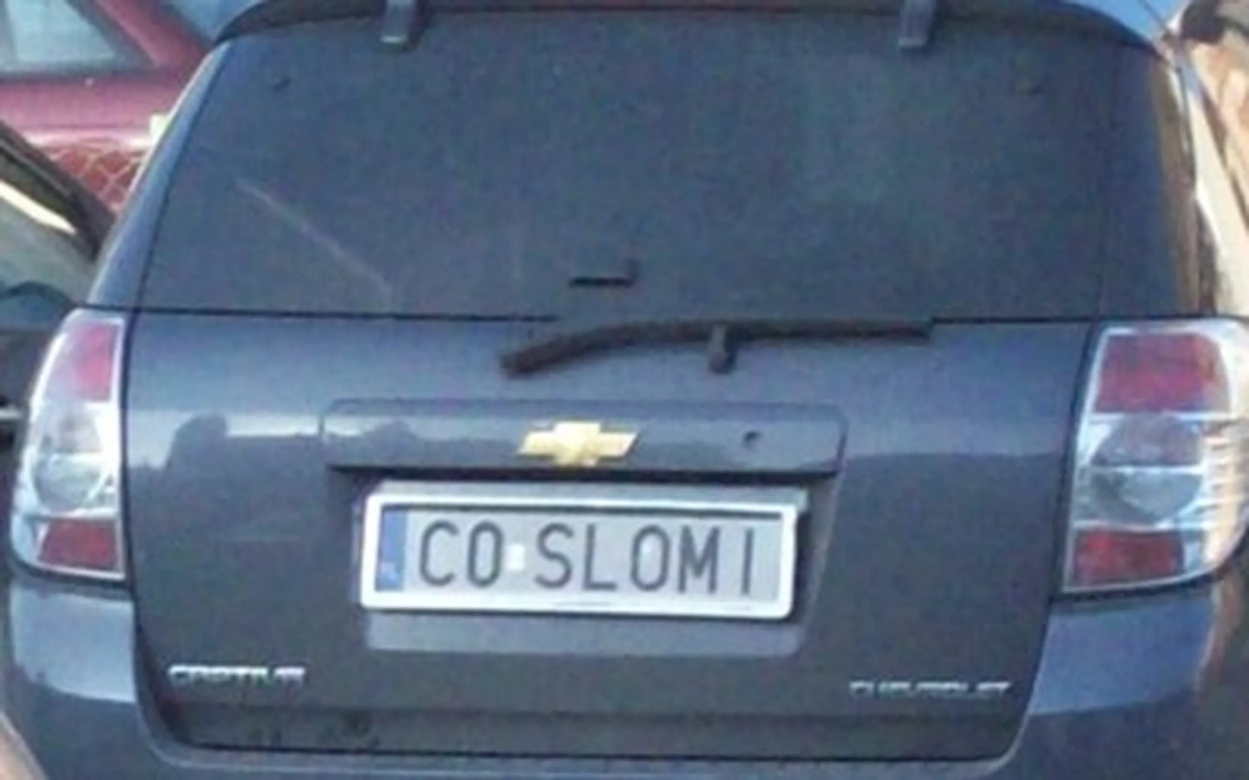 Fajny numer, blacha C0 SLOMI