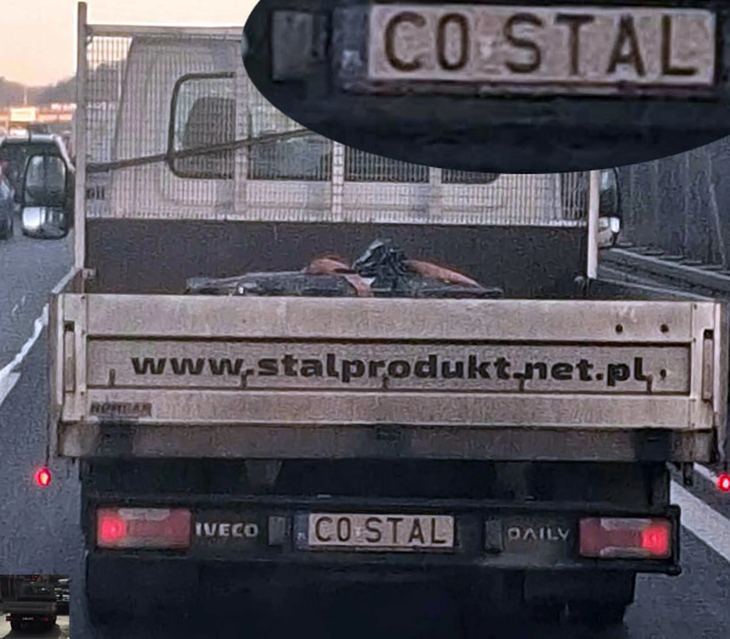 Fajny numer, blacha C0 STAL