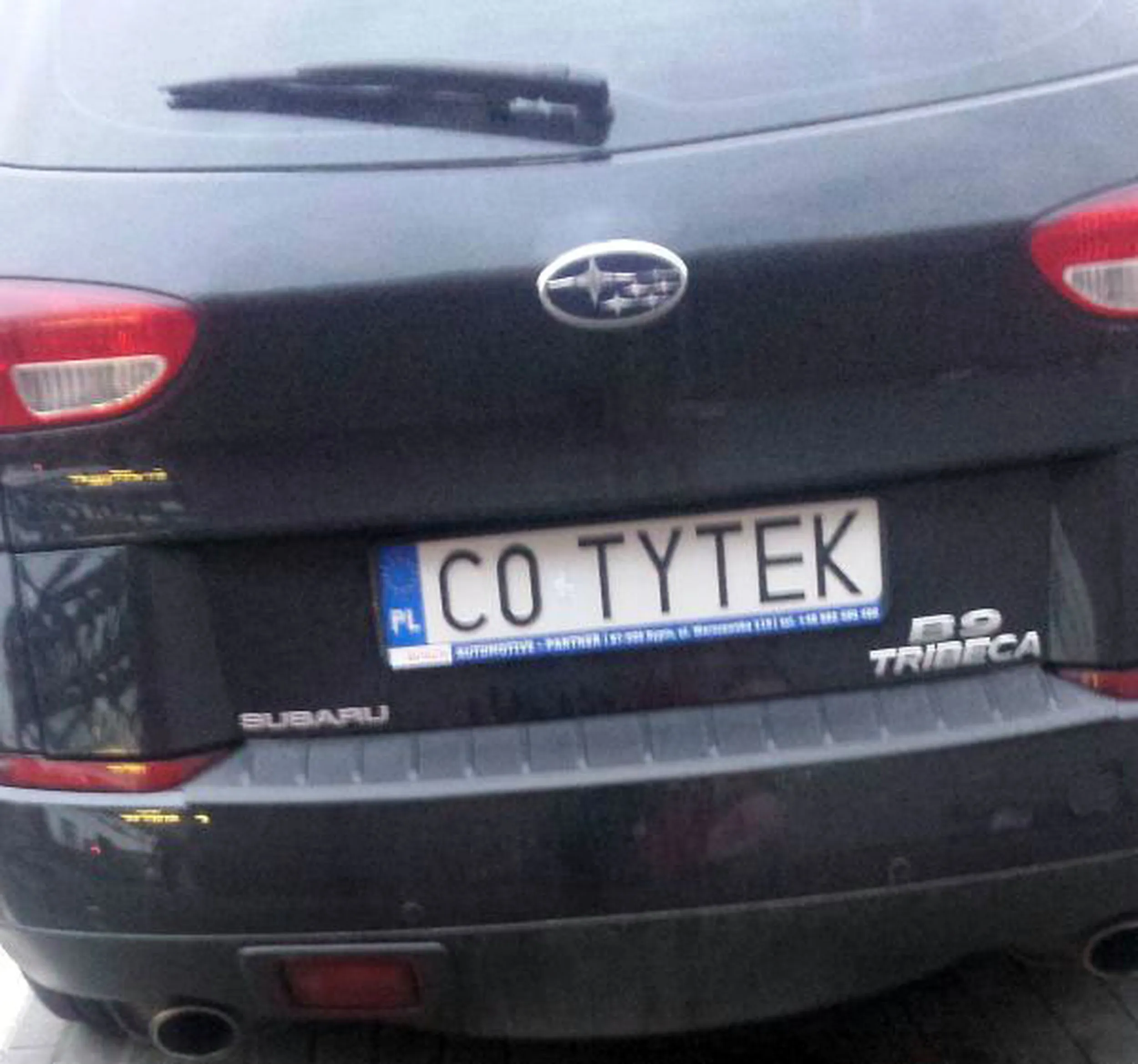 Fajny numer, blacha C0 TYTEK