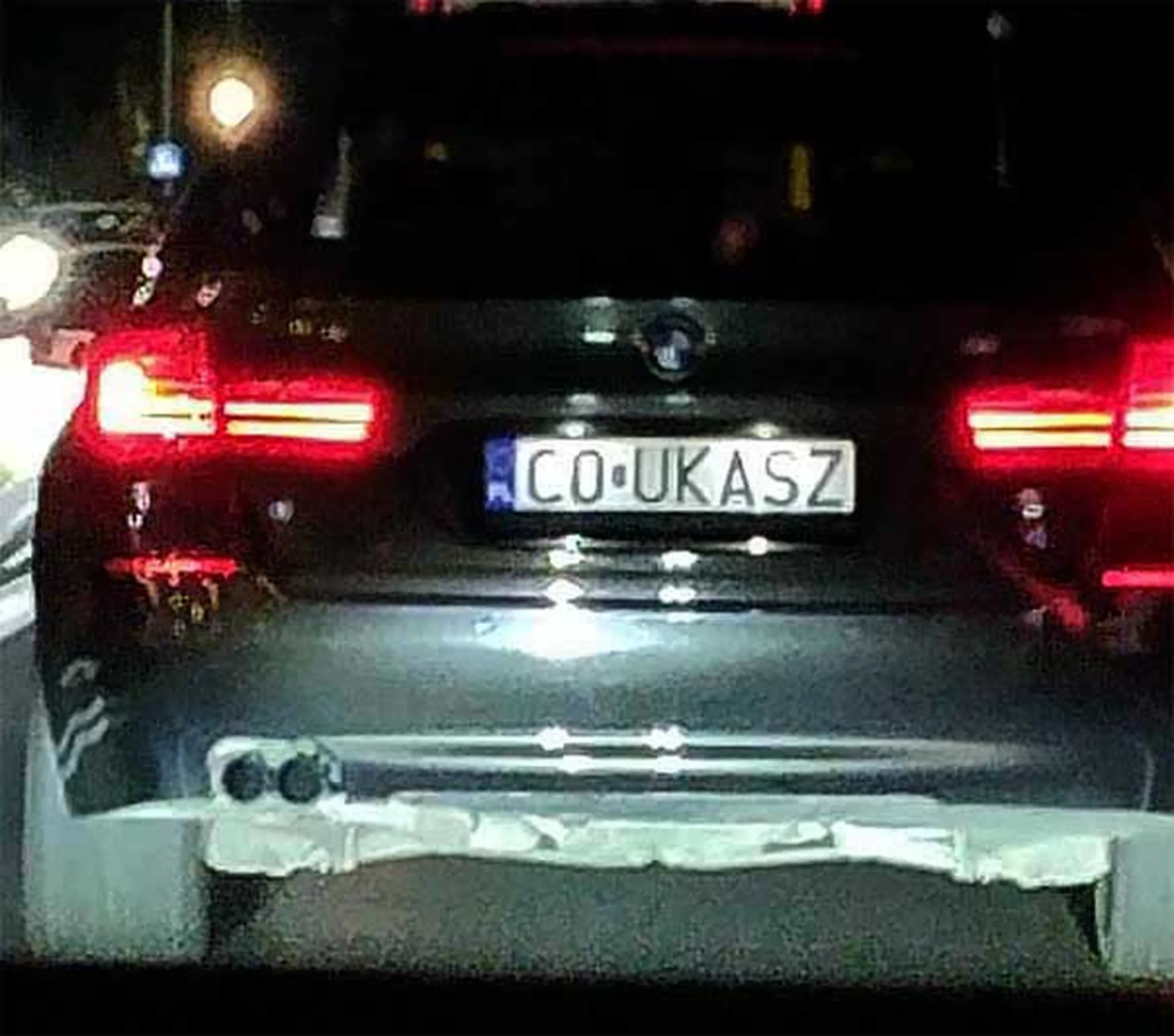 Fajny numer, blacha C0 UKASZ