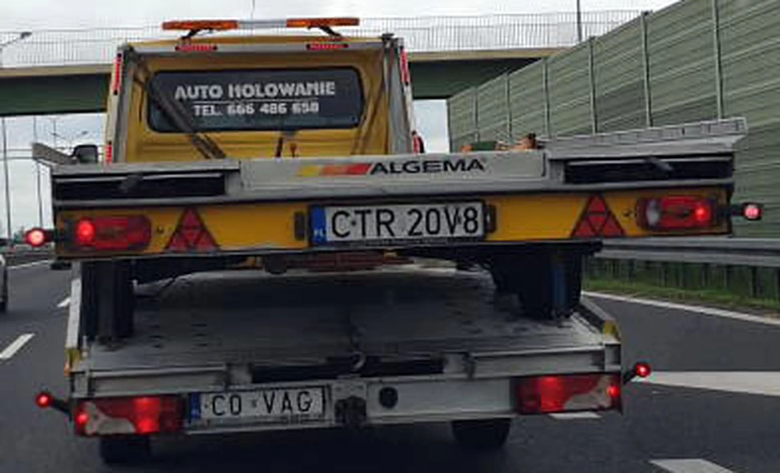 Fajny numer, blacha C0 VAG