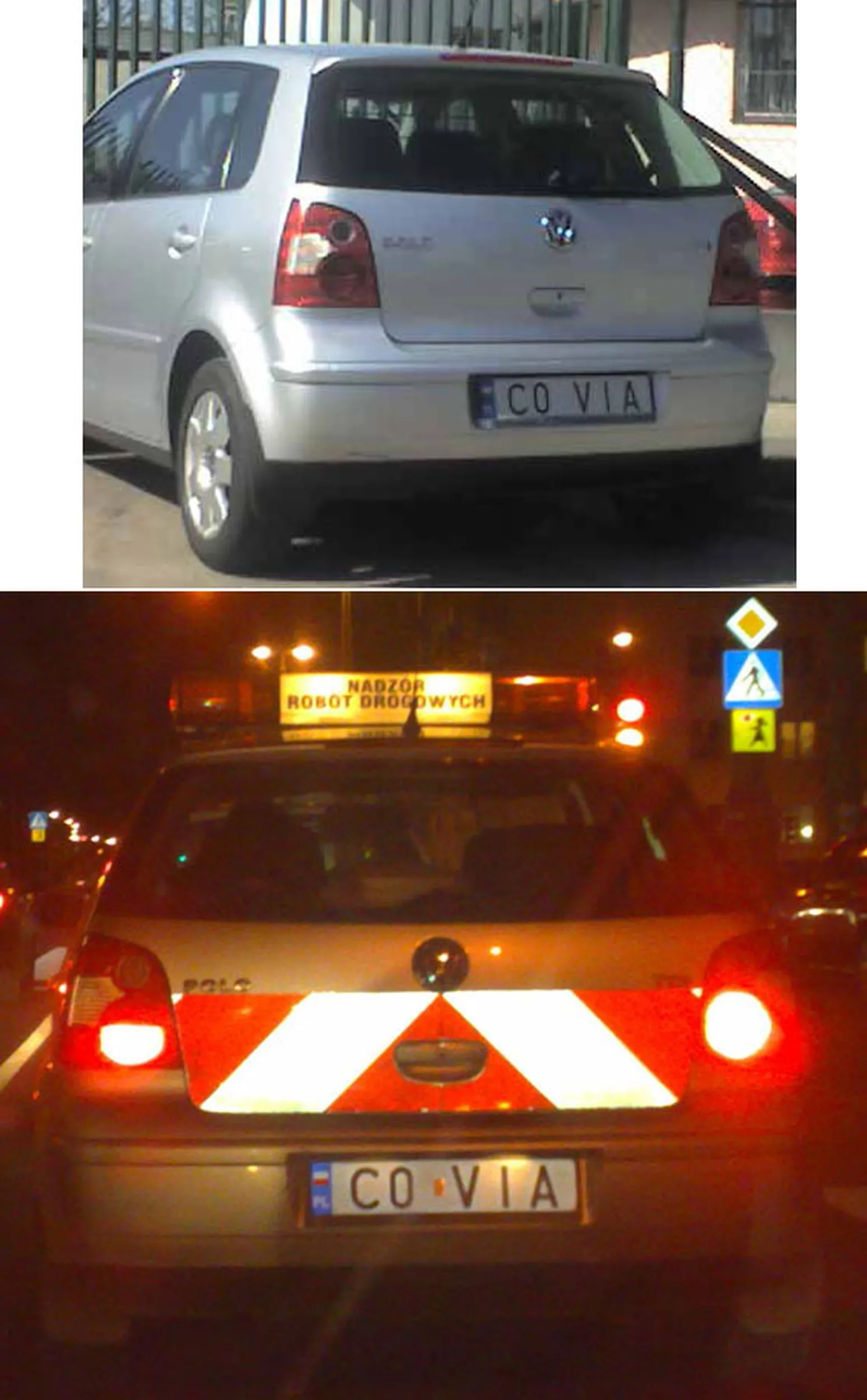 Fajny numer, blacha C0 VIA