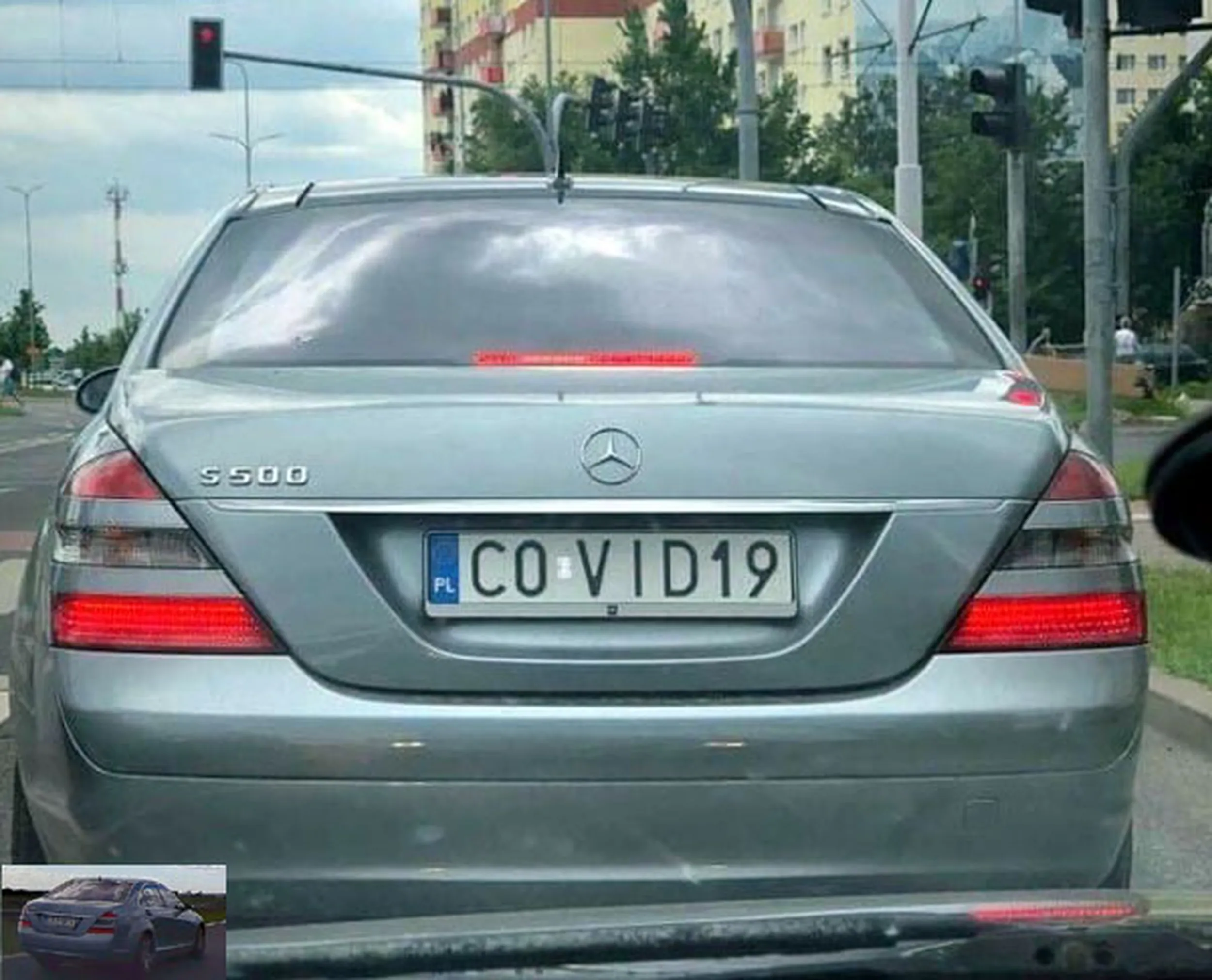 Fajny numer, blacha C0 VID19