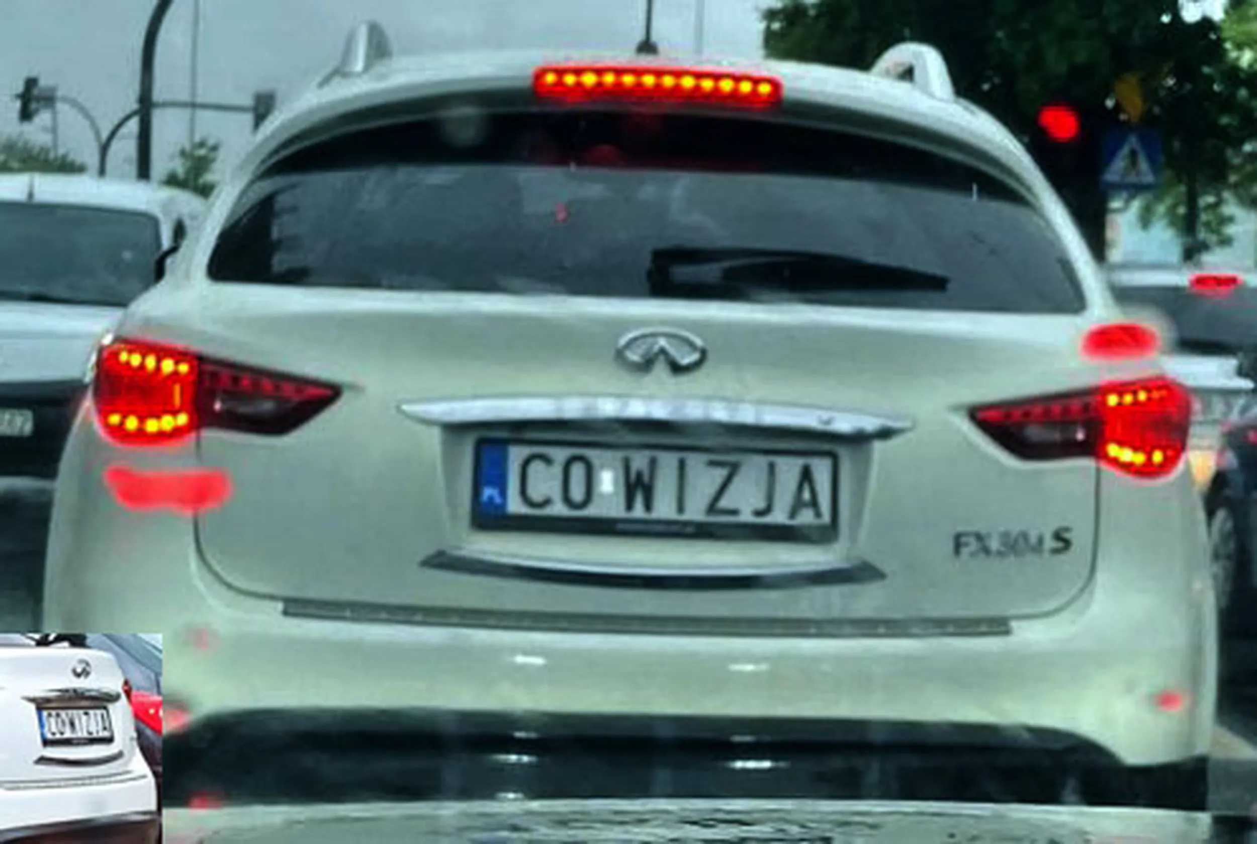 Fajny numer, blacha C0 WIZJA