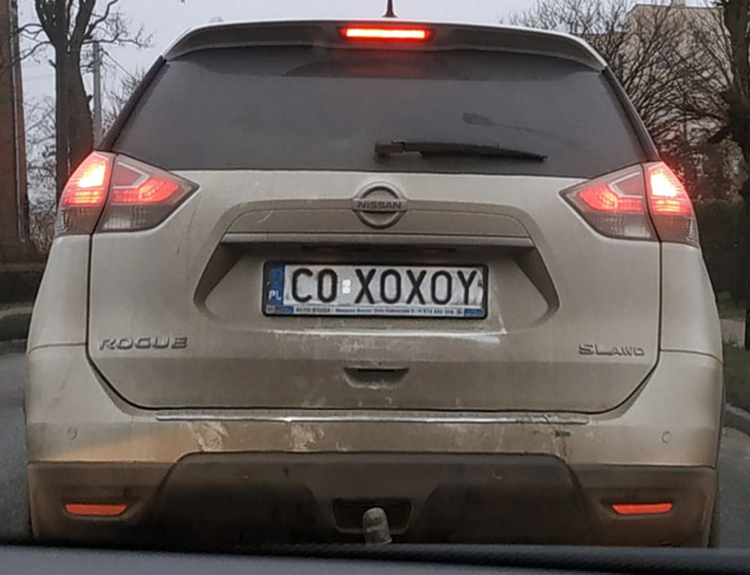 Fajny numer, blacha C0 XOXOY