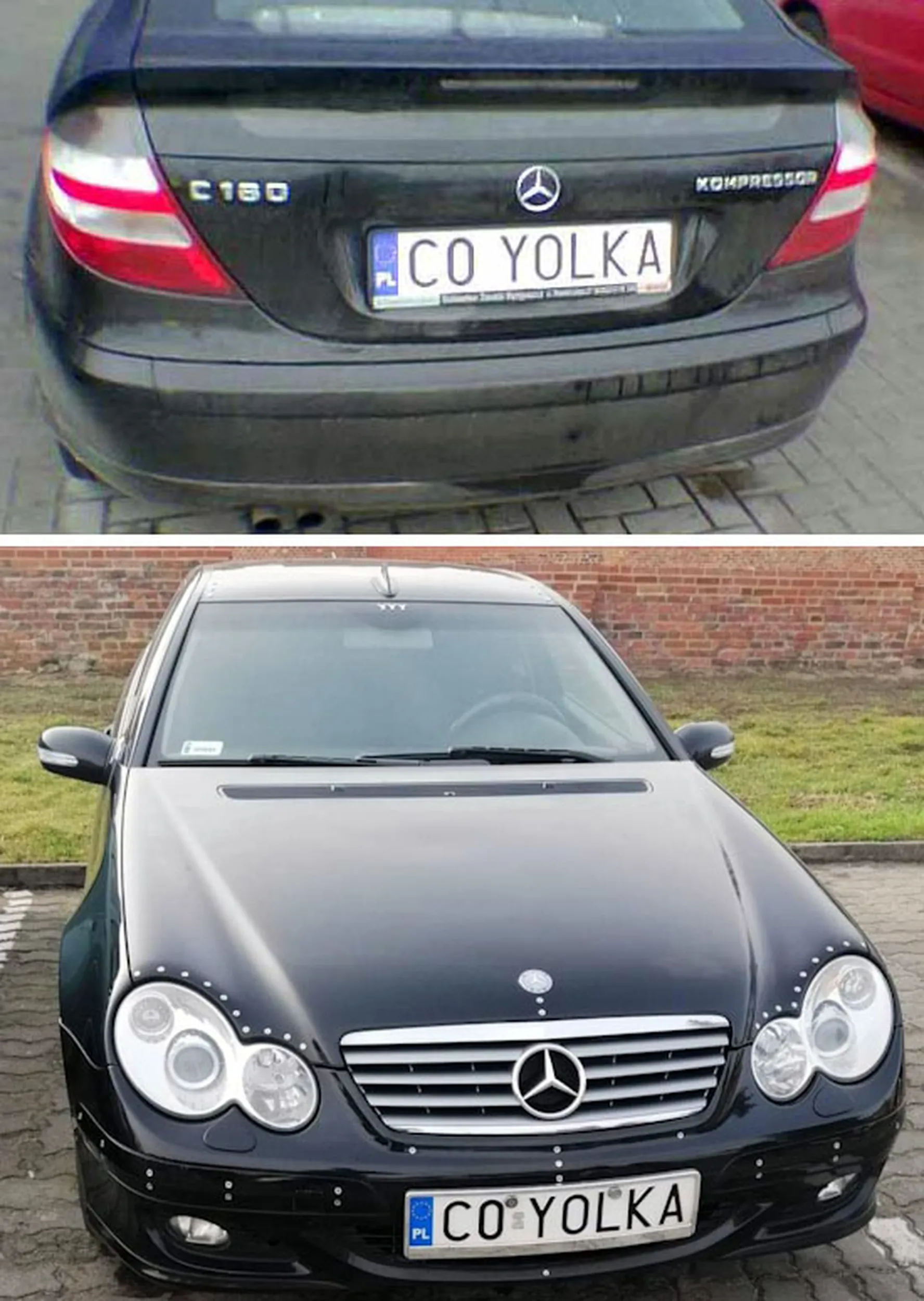 Fajny numer, blacha C0 YOLKA