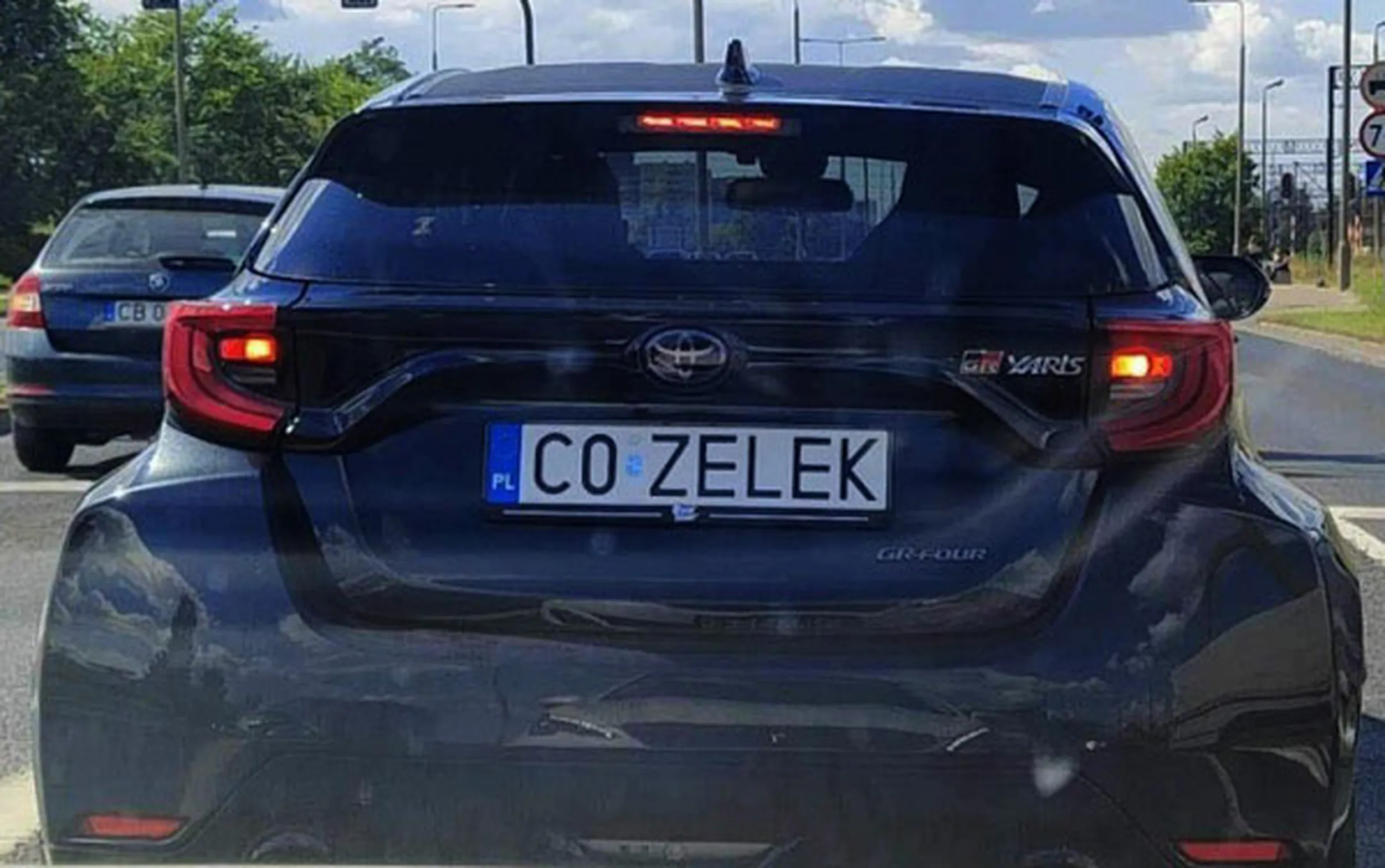 Fajny numer, blacha C0 ZELEK