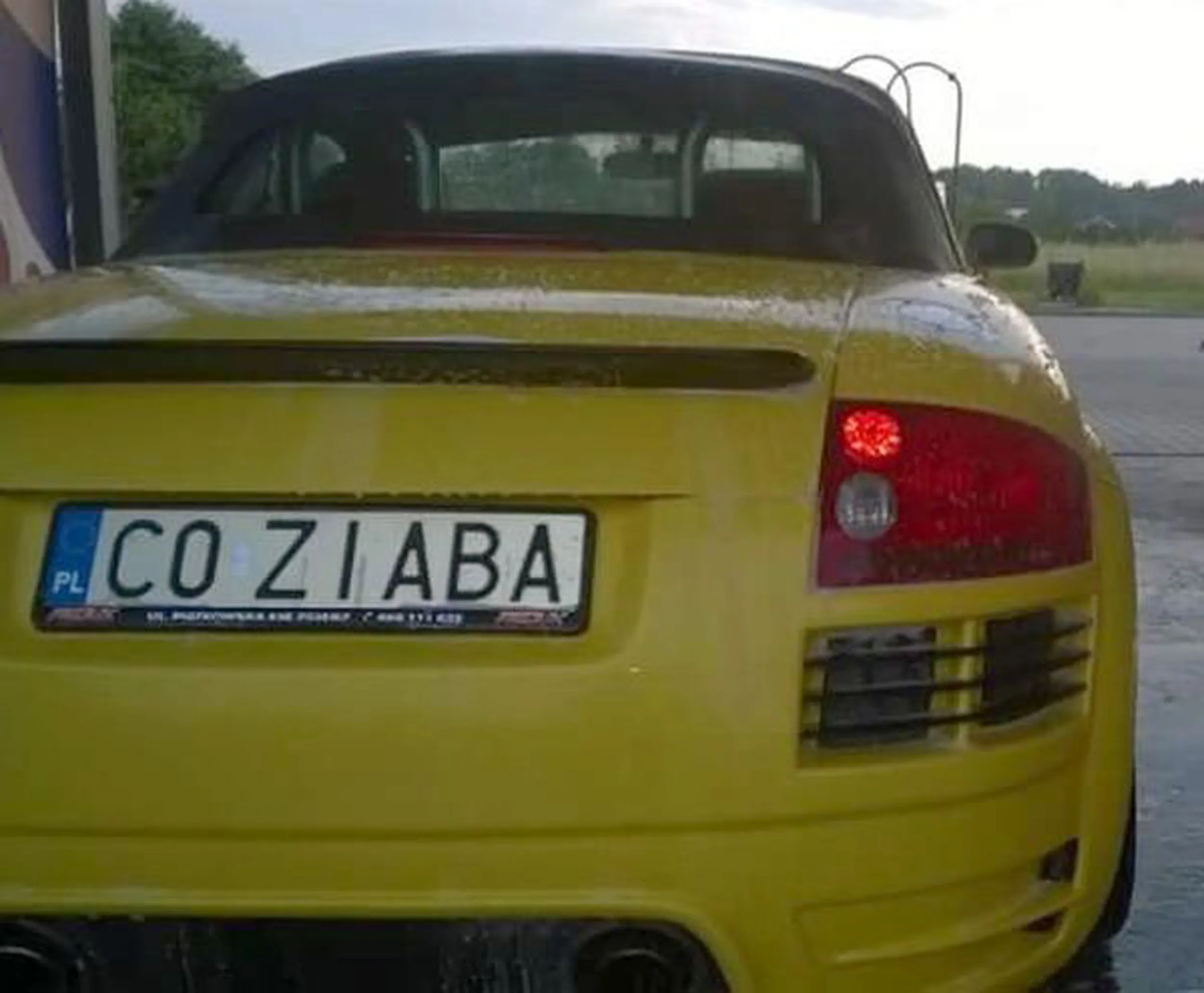 Fajny numer, blacha C0 ZIABA